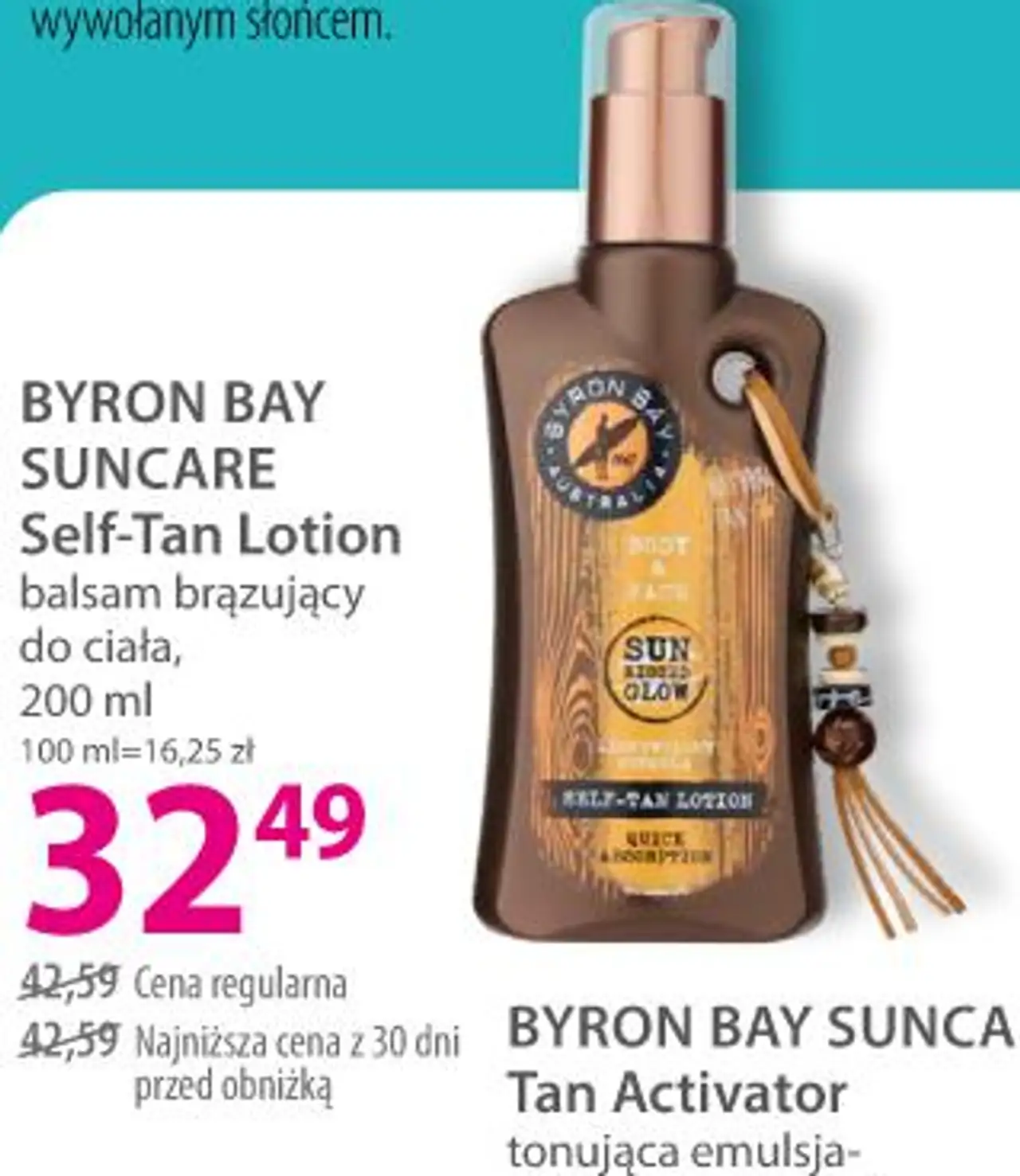 BYRON BAY SUNCARE Self-Tan Lotion balsam brązujący do ciała