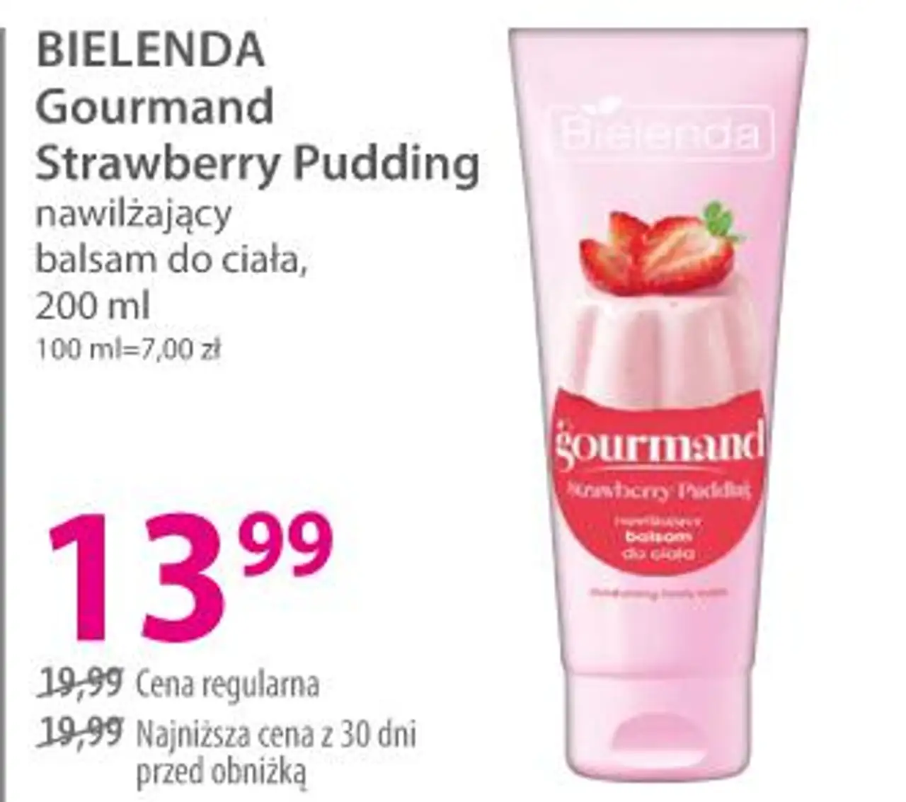 Bielenda Gourmand Strawberry Pudding balsam do ciała