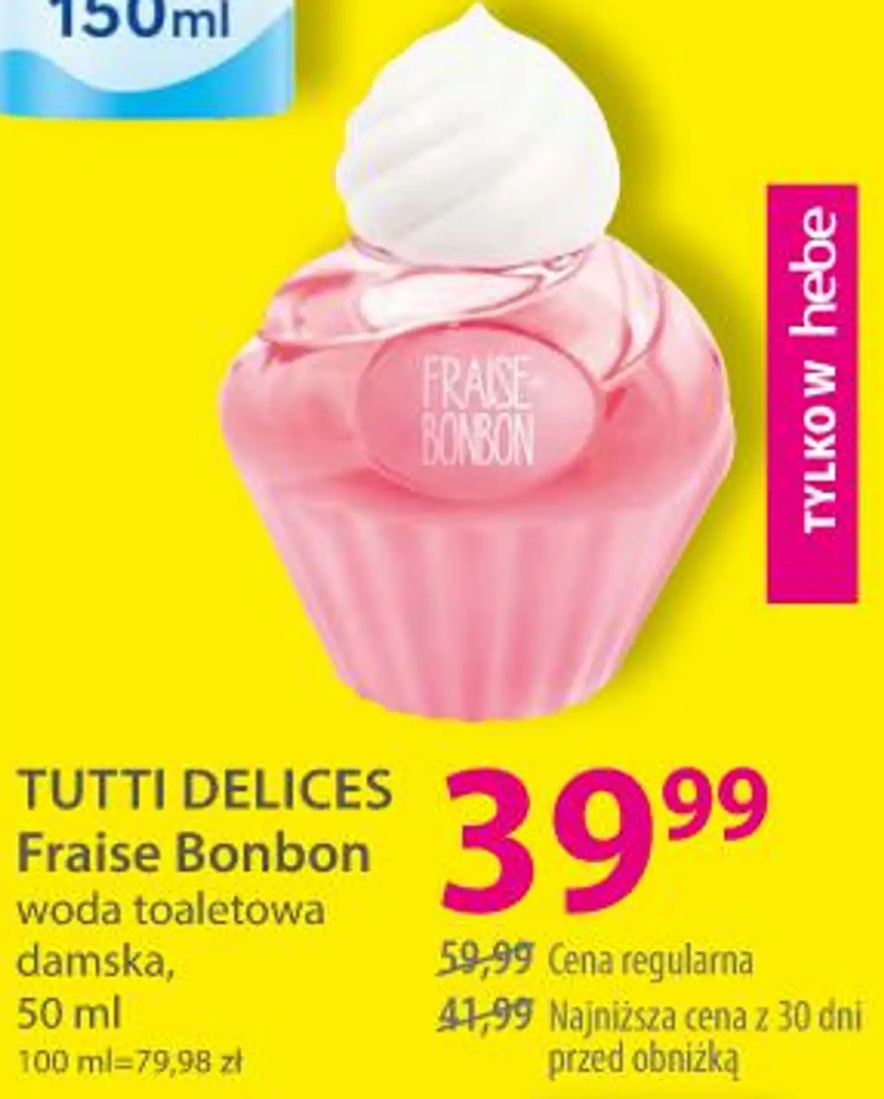 TUTTI DELICES Fraise Bonbon woda toaletowa damska, 50 ml