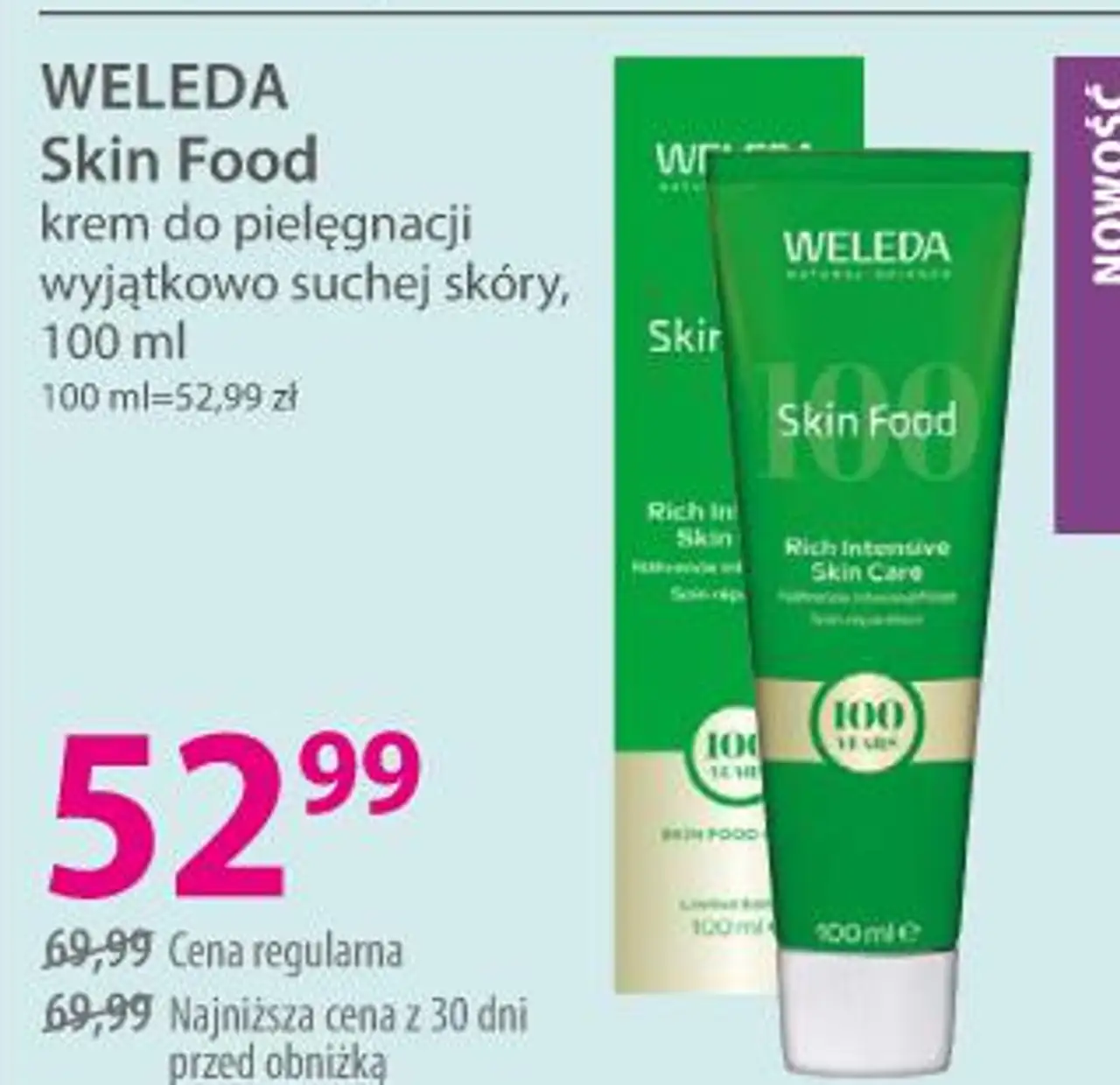 WELEDA Skin Food krem do pielęgnacji wyjątkowo suchej skóry