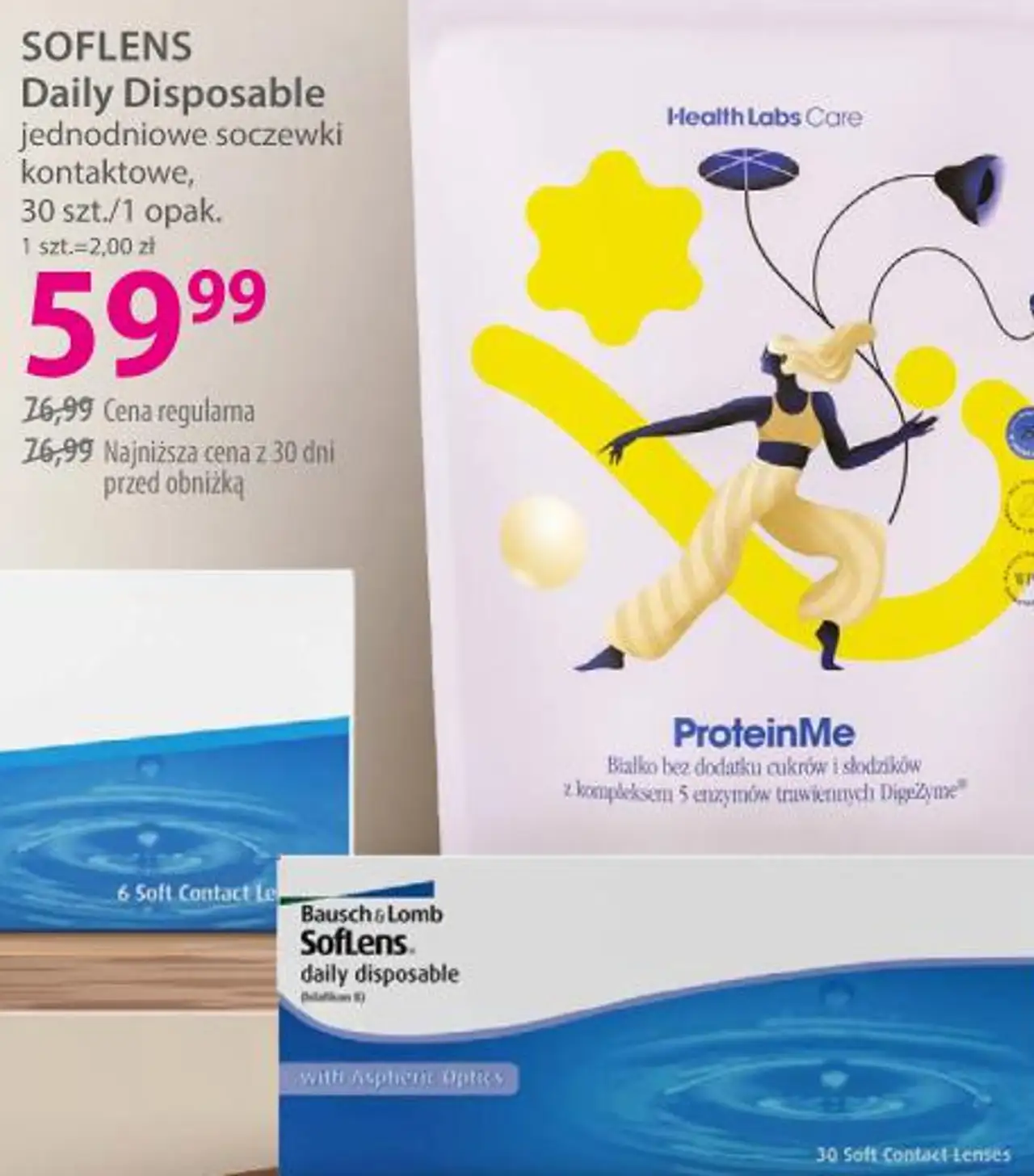 Bausch & Lomb SofLens Daily Disposable jednodniowe soczewki kontaktowe
