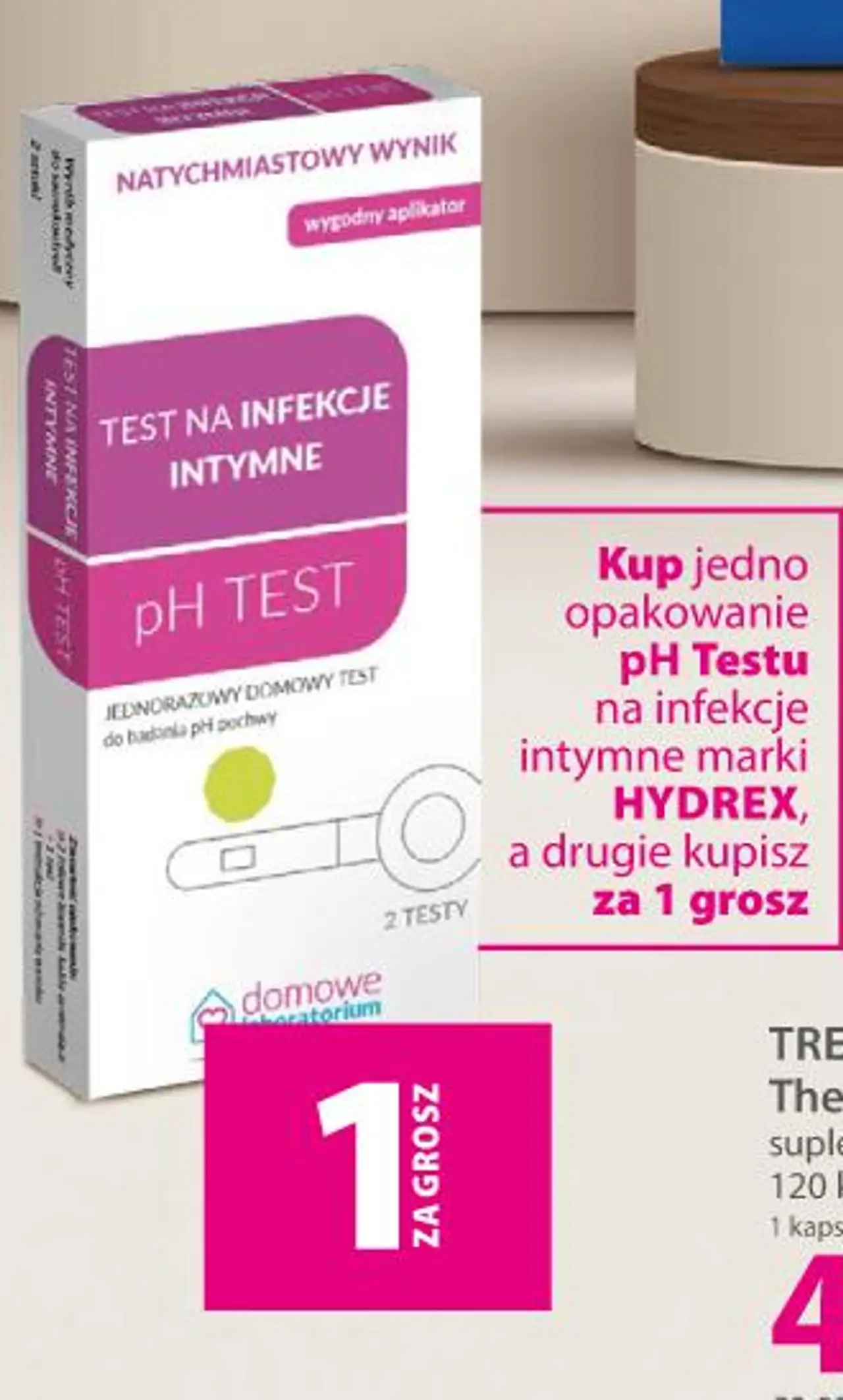 pH TEST test na infekcje intymne marki HYDREX