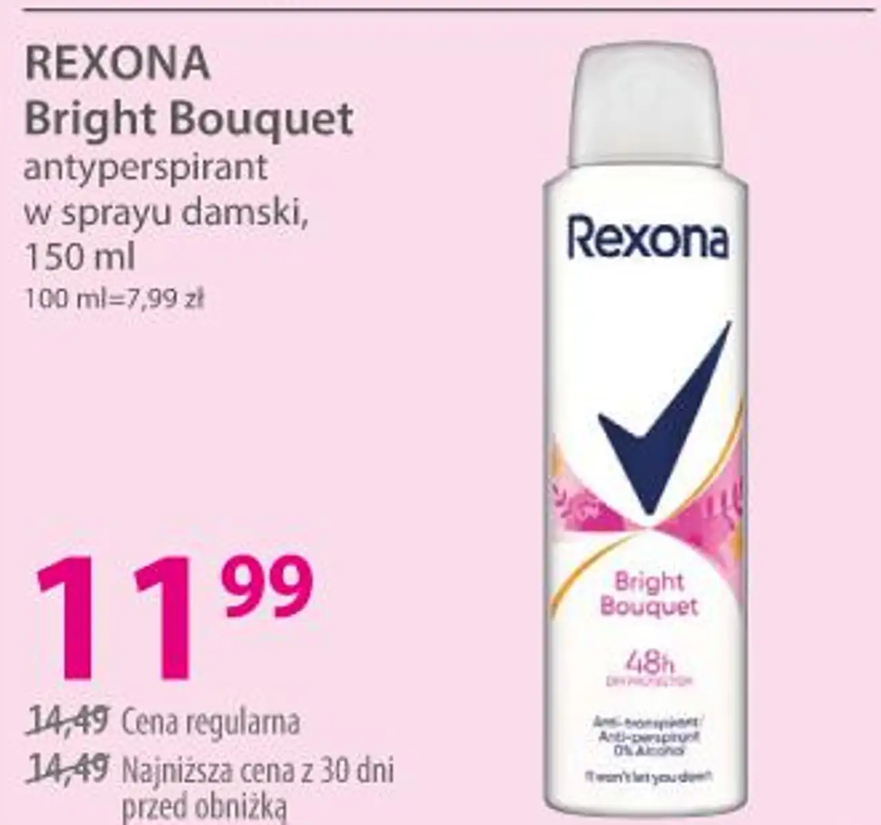 REXONA Bright Bouquet antyperspirant w sprayu damski