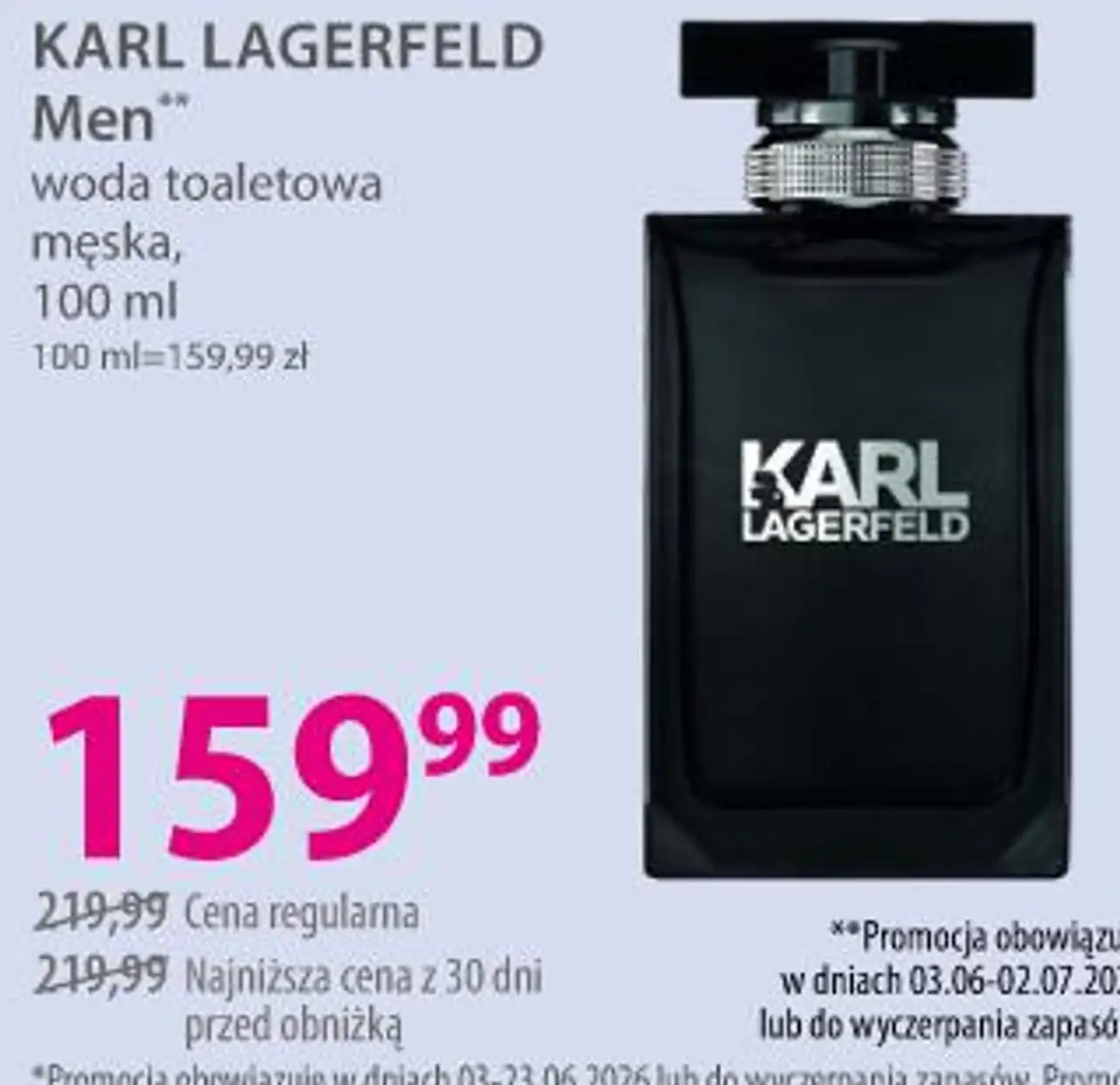 KARL LAGERFELD Men woda toaletowa męska