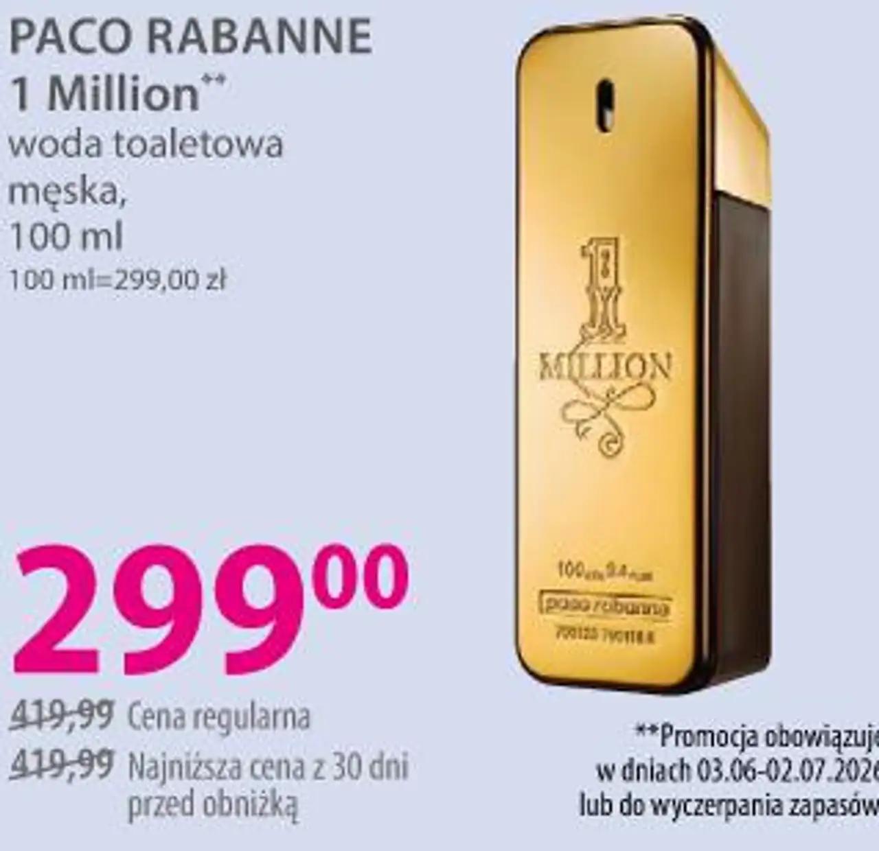 PACO RABANNE 1 Million woda toaletowa męska