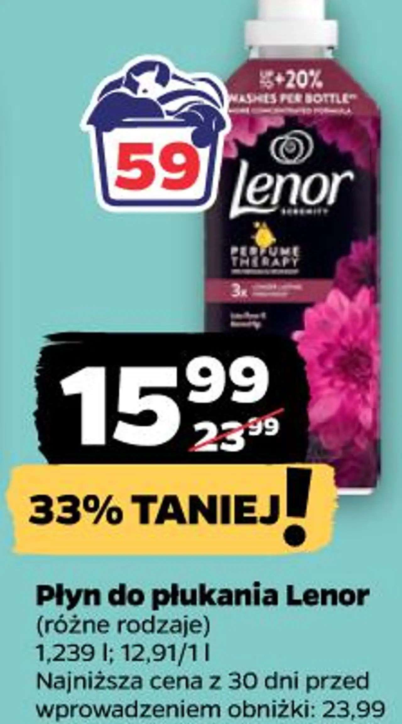 Płyn do płukania Lenor