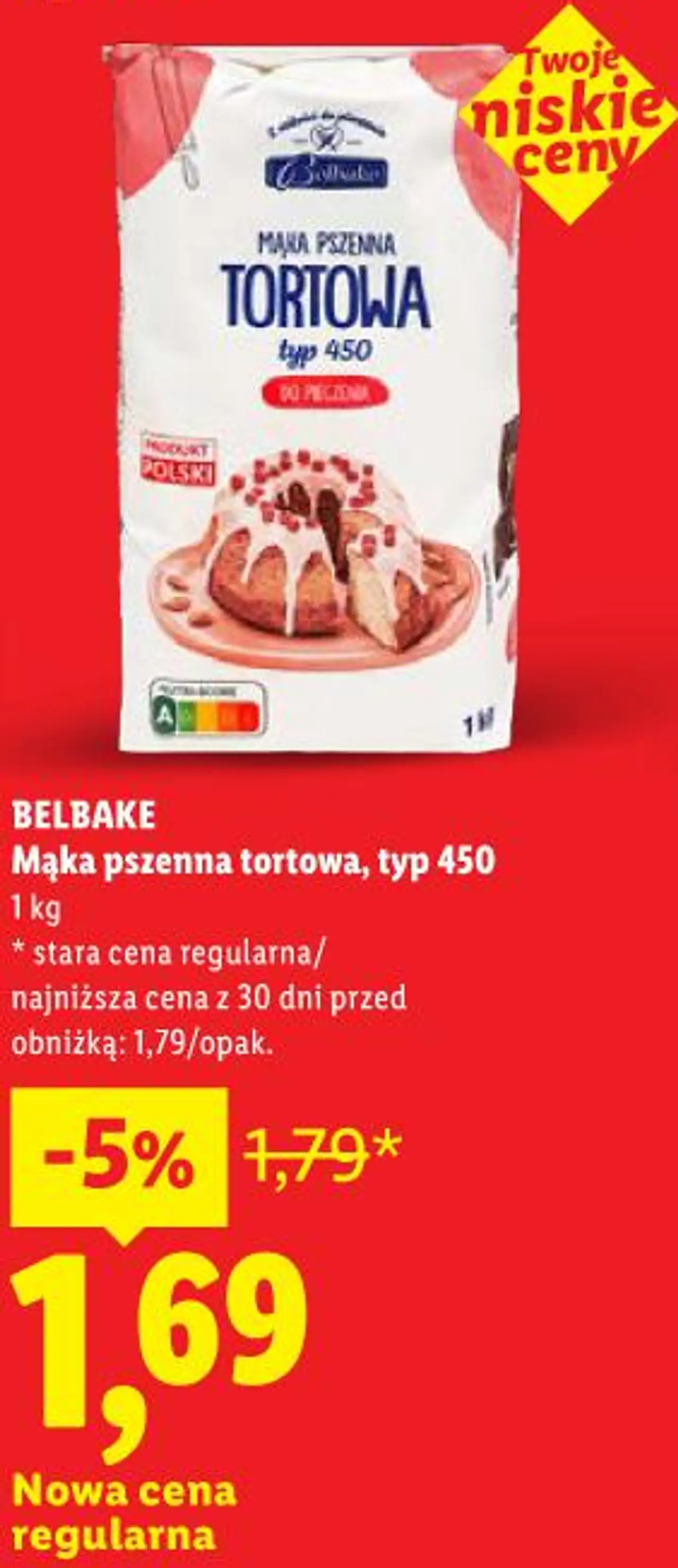 Belbake Mąka pszenna tortowa, typ 450