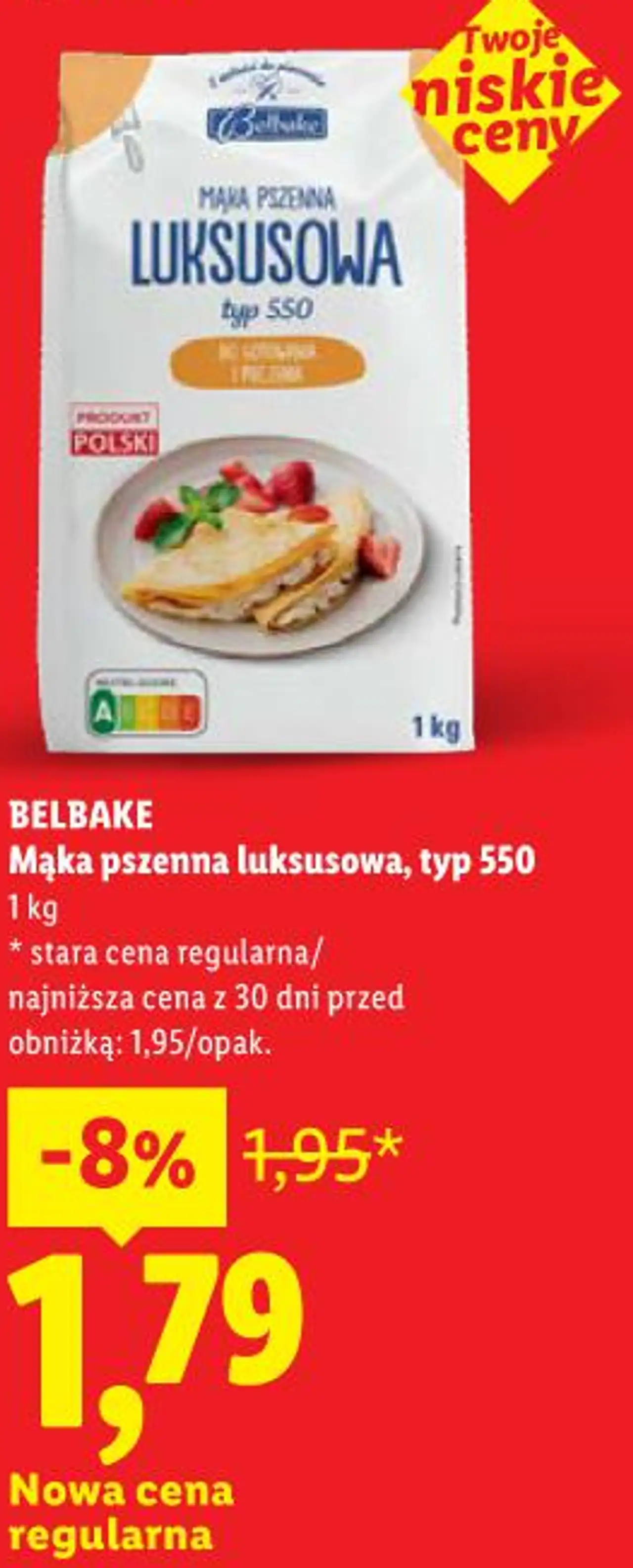 Belbake Mąka pszenna luksusowa, typ 550