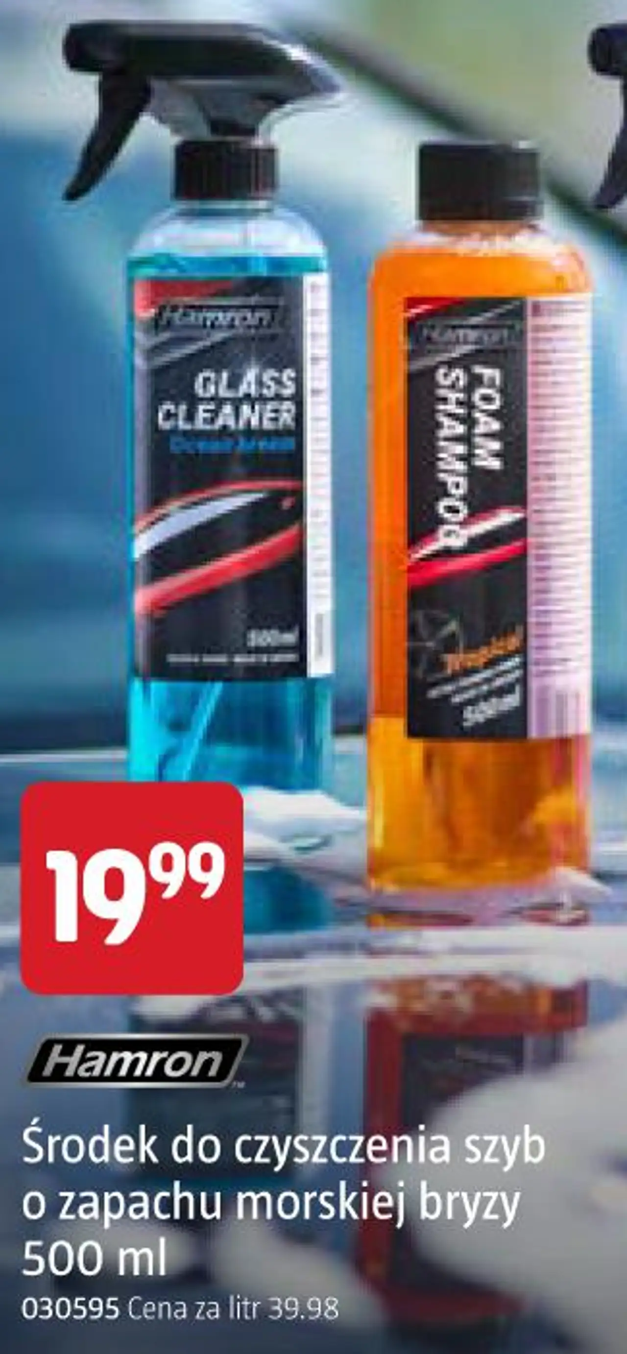 Hamron Środek do czyszczenia szyb o zapachu morskiej bryzy 500 ml