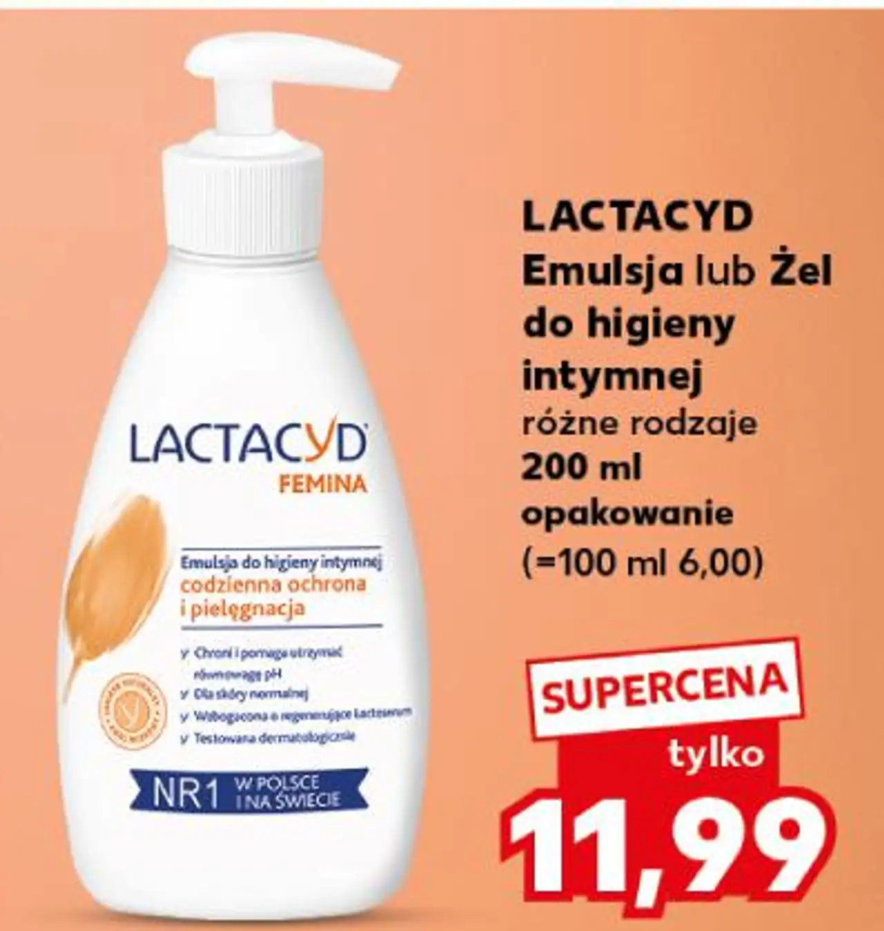 LACTACYD Emulsja lub Żel do higieny intymnej