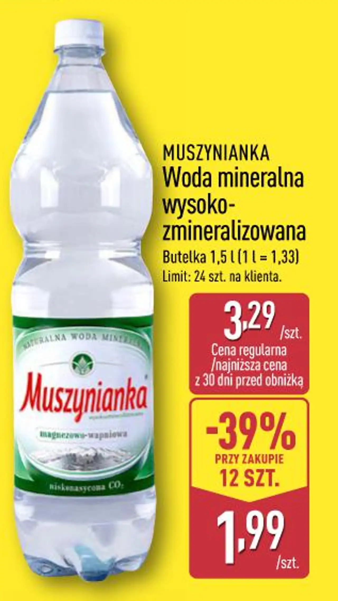 Muszynianka Woda mineralna wysoko-zmineralizowana