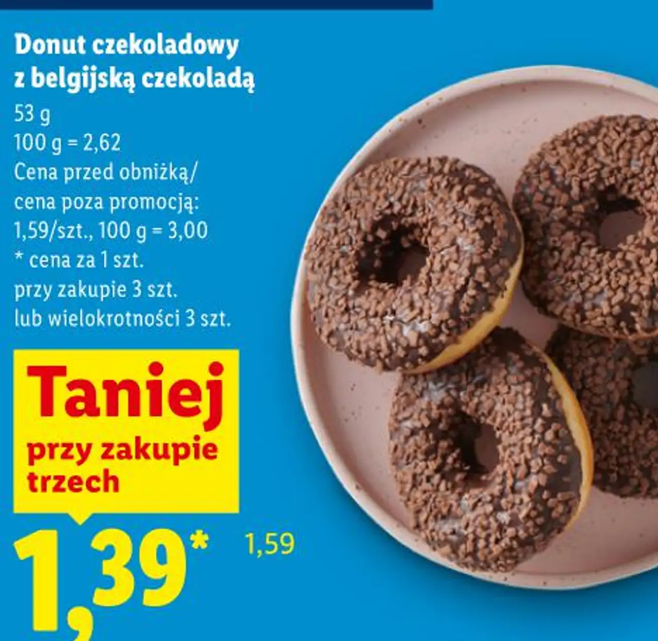 Donut czekoladowy z belgijską czekoladą