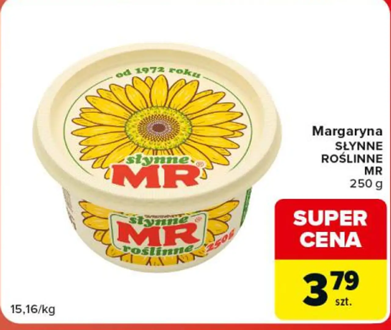 Margaryna SŁYNNE ROŚLINNE MR