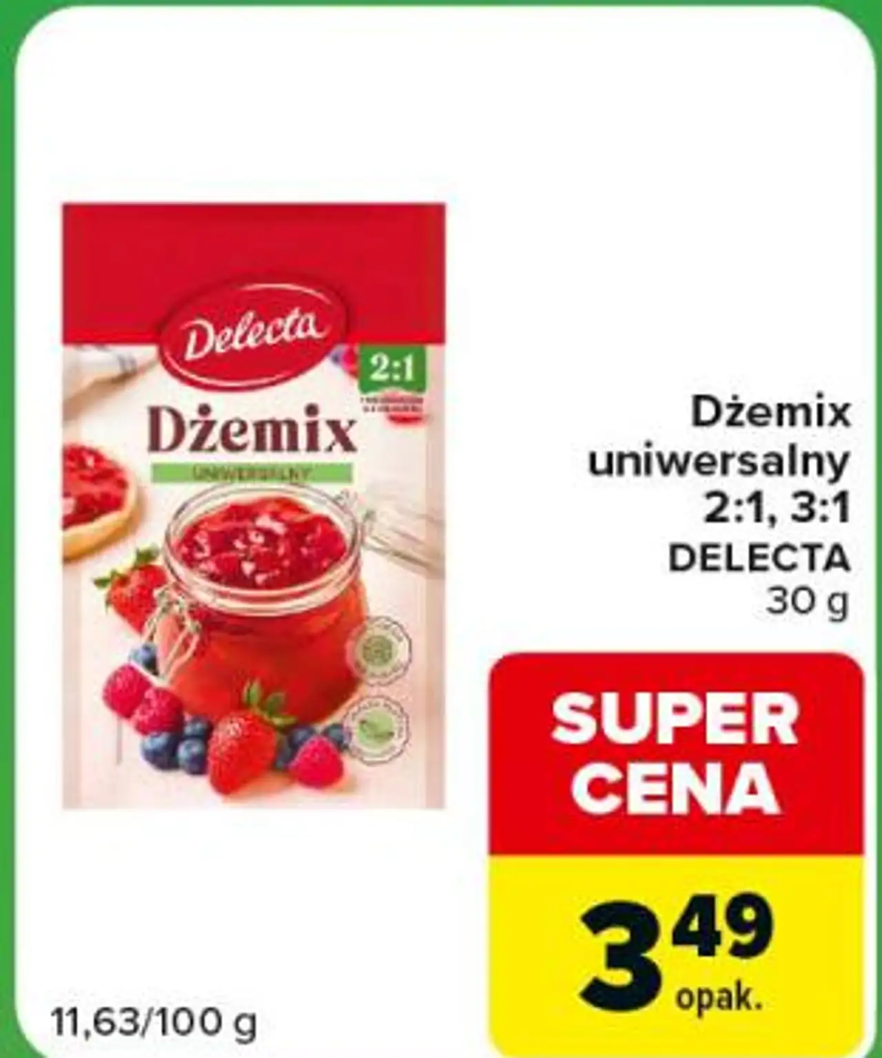 Dżemix uniwersalny 2:1, 3:1 Delecta