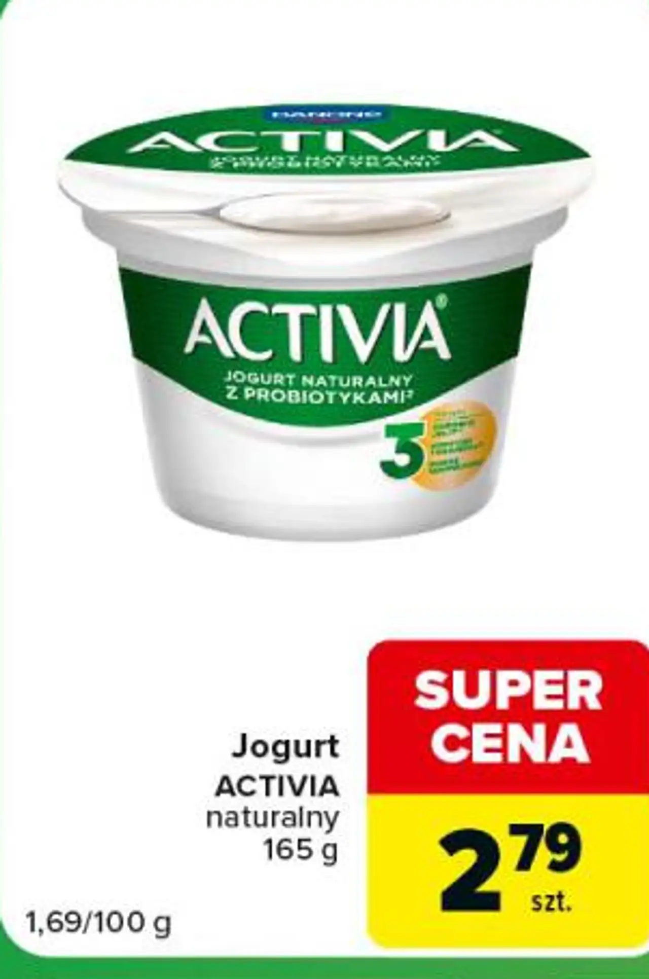 Jogurt Activia naturalny 165 g