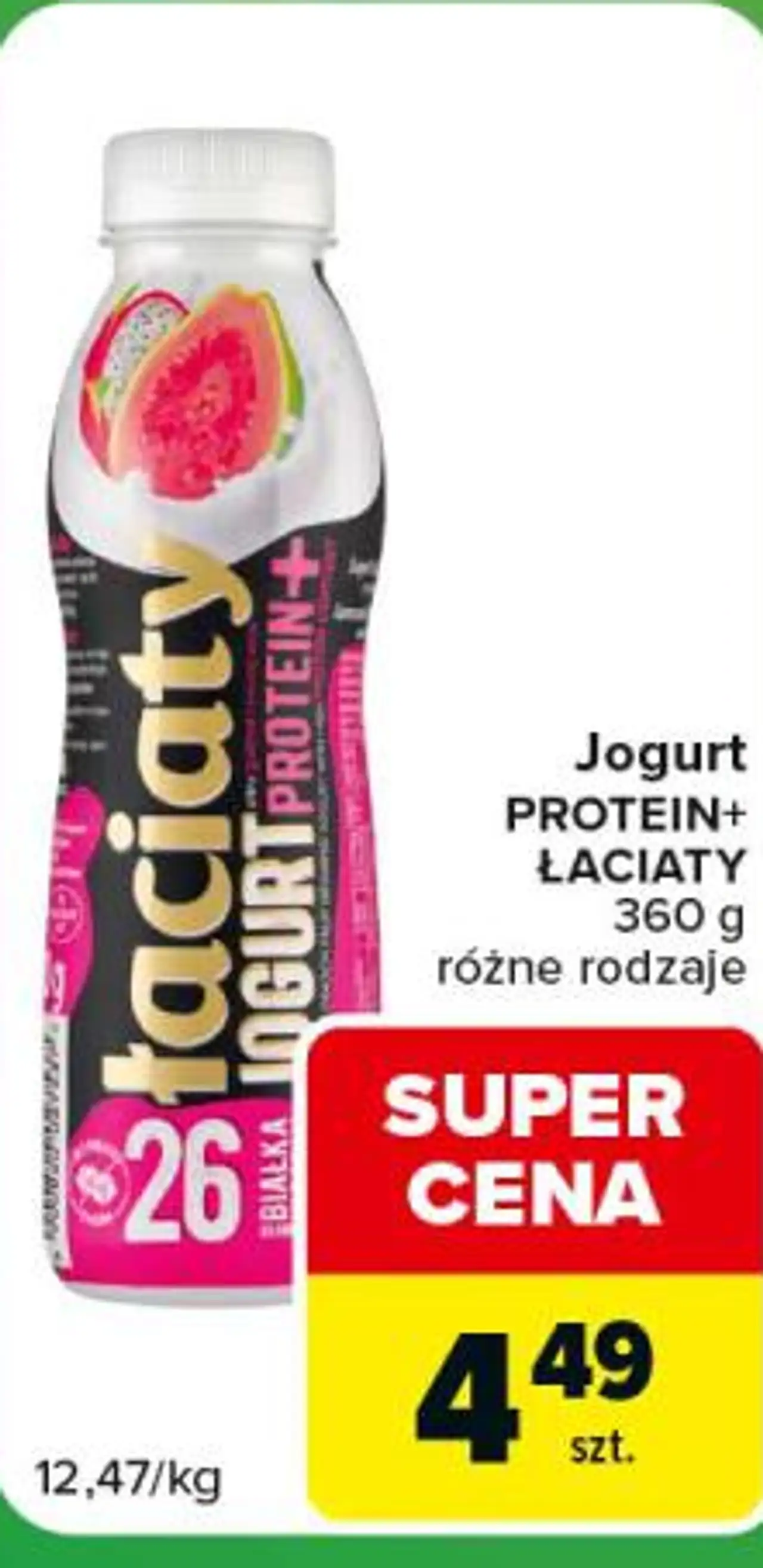 Jogurt Protein+ Łaciaty 360 g