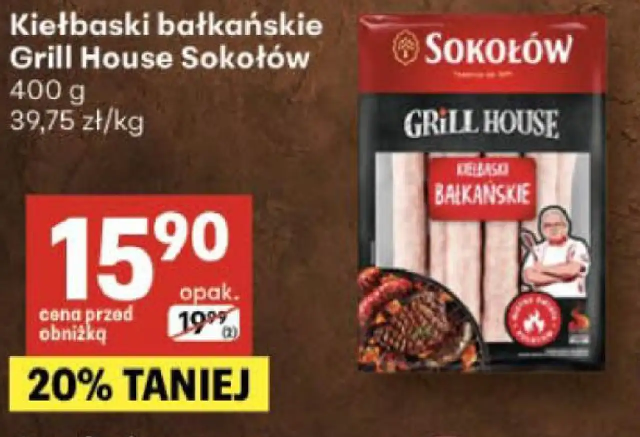 Kiełbaski bałkańskie Grill House Sokołów
