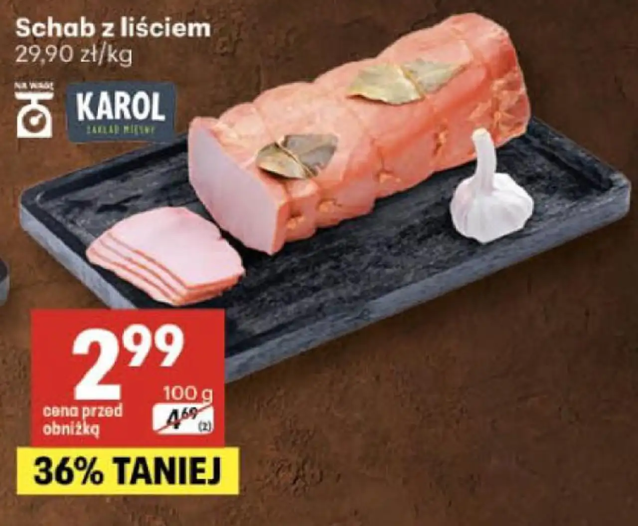 Schab z liściem Karol