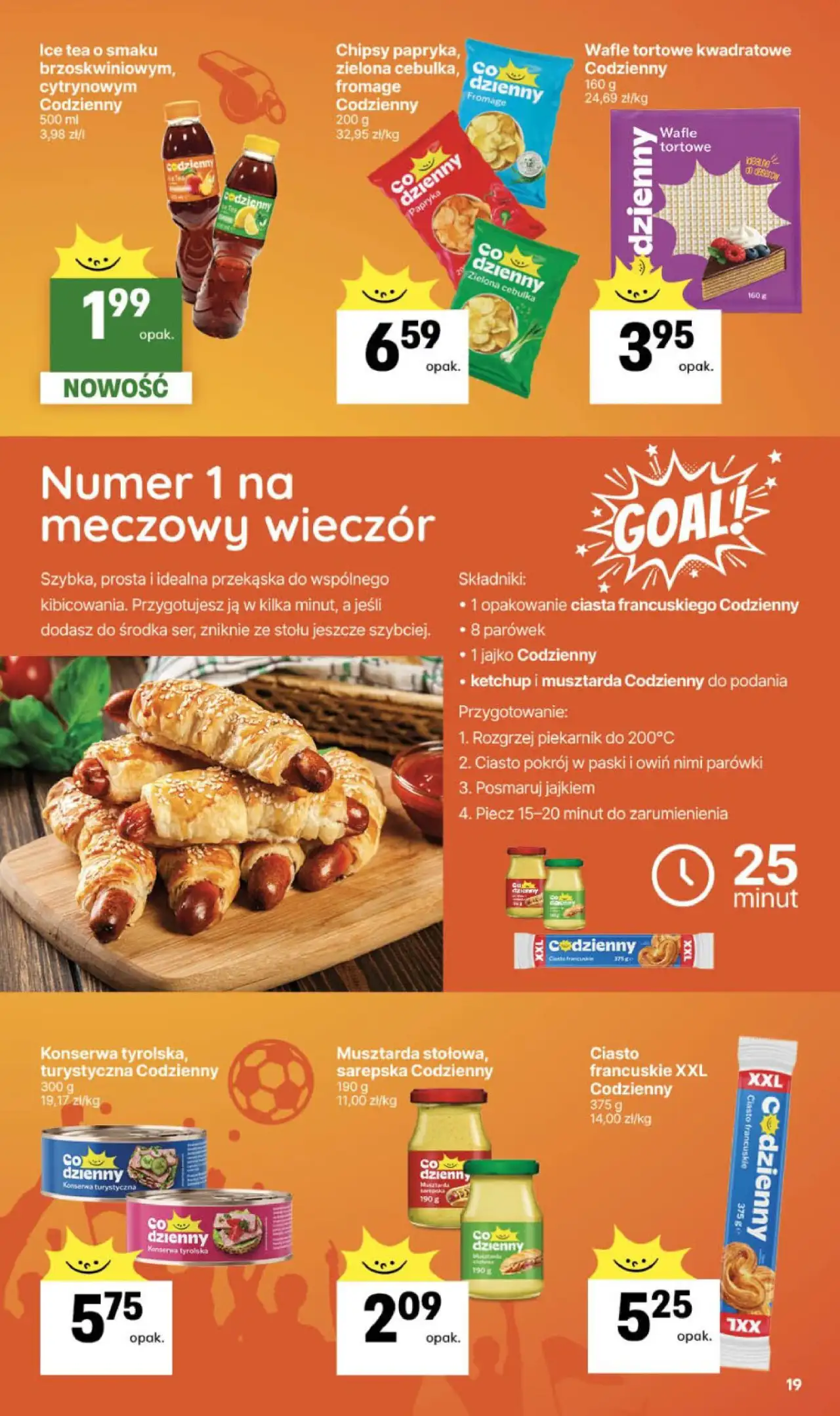 Ice tea o smaku brzoskwiniowym, cytrynowym Codzienny
