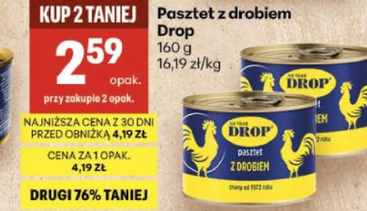 Pasztet z drobiem Drop