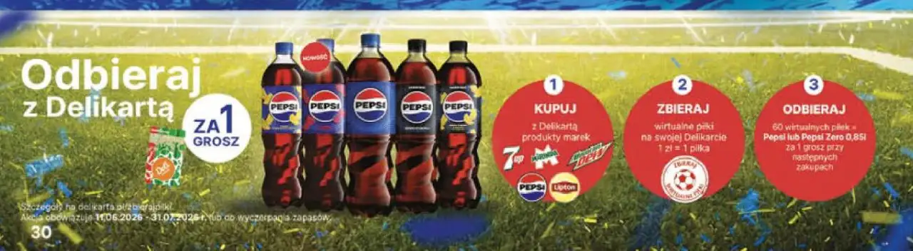 Napoje Pepsi, Mirinda, 7Up, Lipton