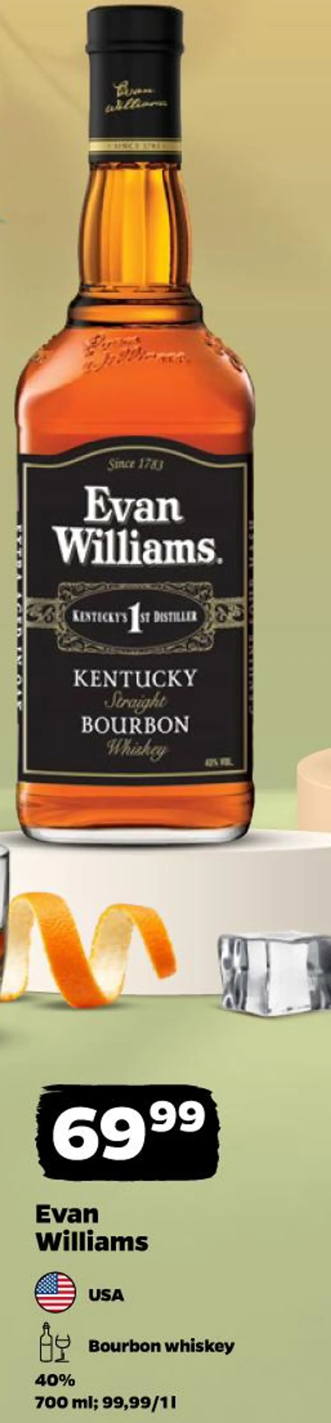 Evan Williams Kentucky Straight Bourbon Whiskey