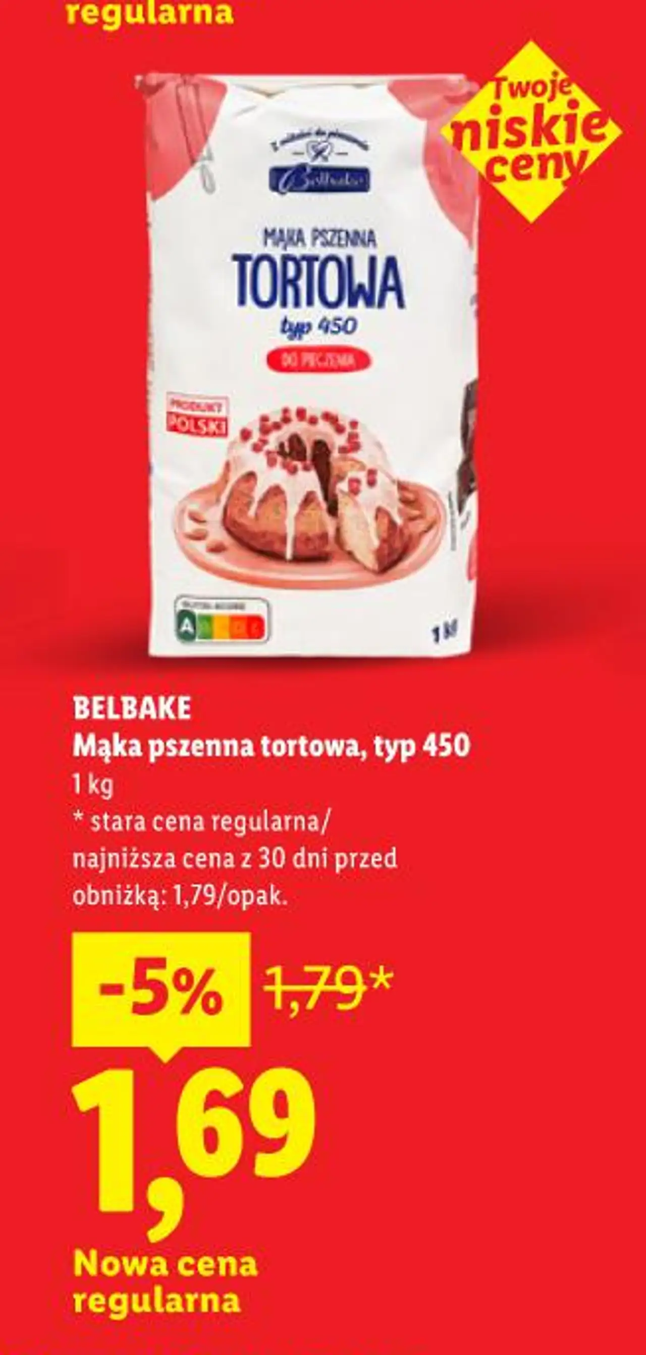 BELBAKE Mąka pszenna tortowa, typ 450