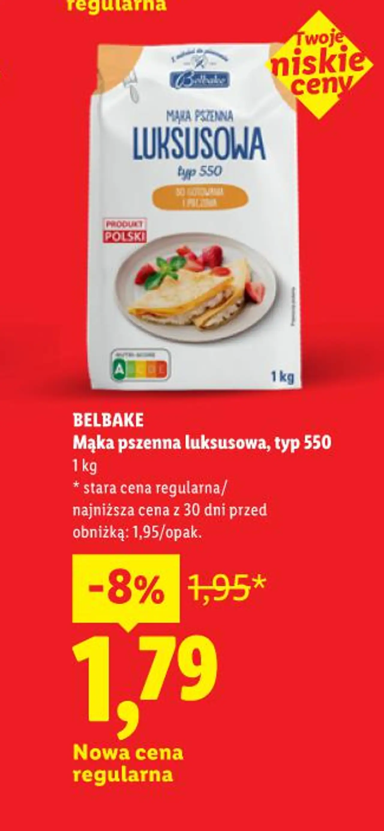 BELBAKE Mąka pszenna luksusowa, typ 550