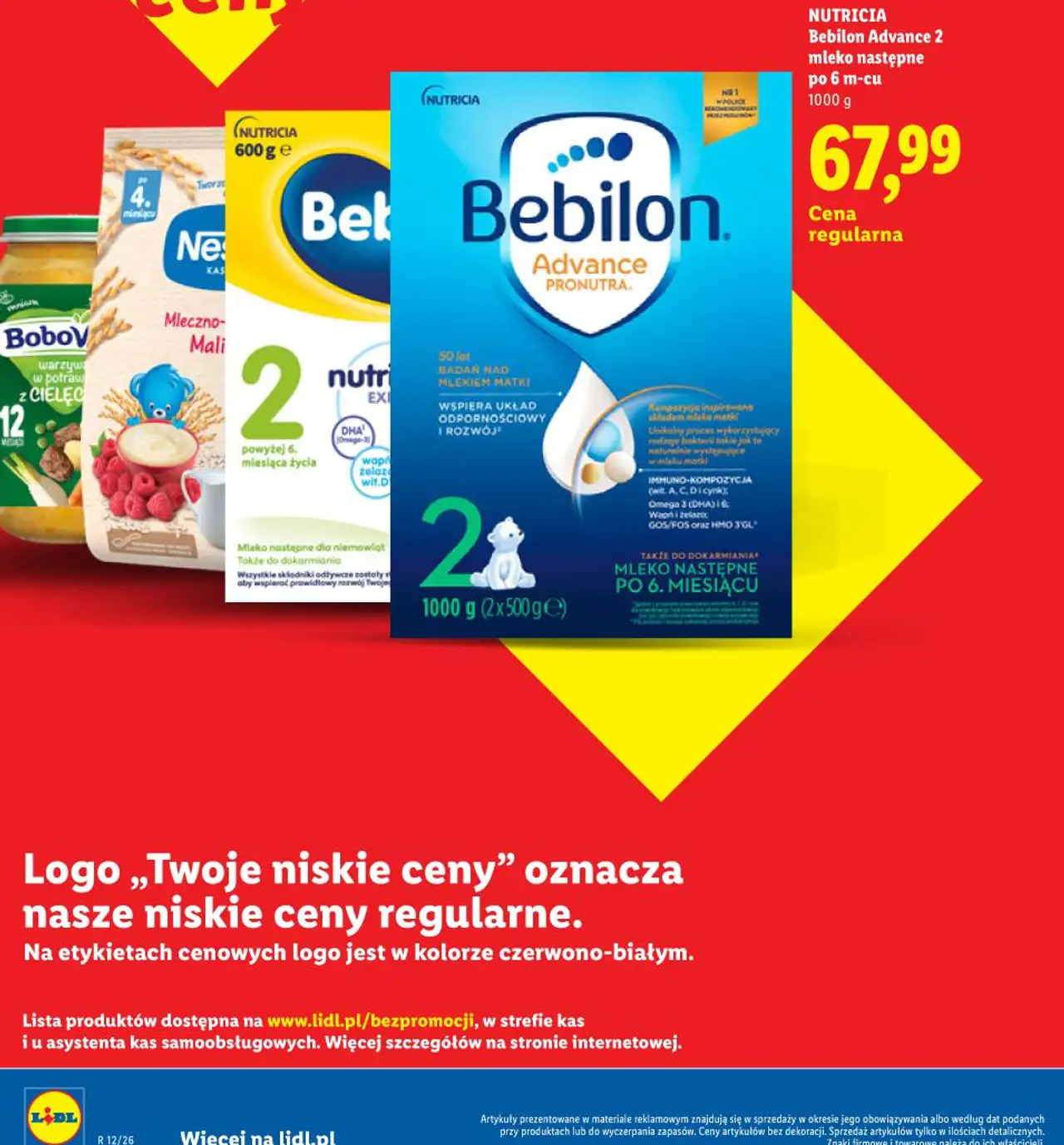 NUTRICIA Bebilon Advance 2 mleko następne po 6 m-cu