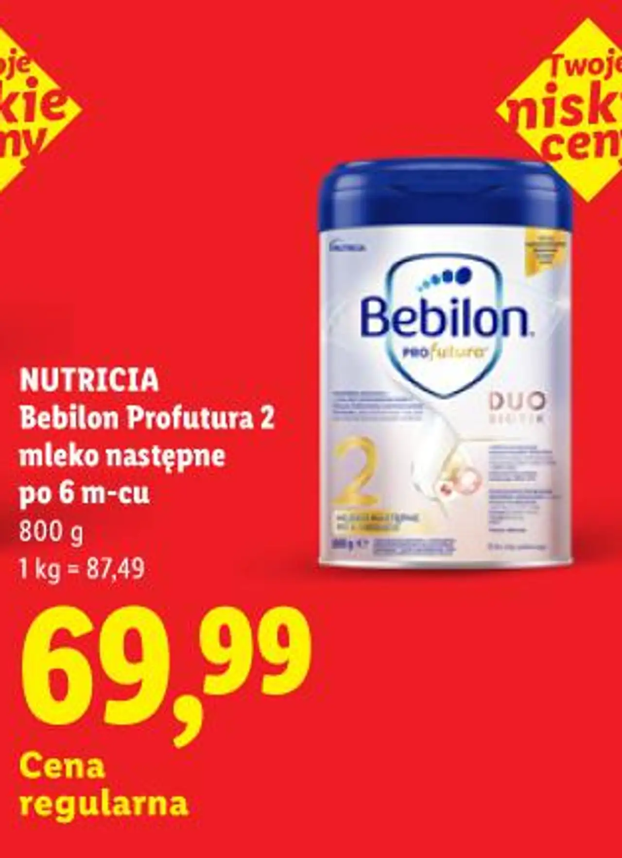 NUTRICIA Bebilon Profutura 2 mleko następne po 6 m-cu