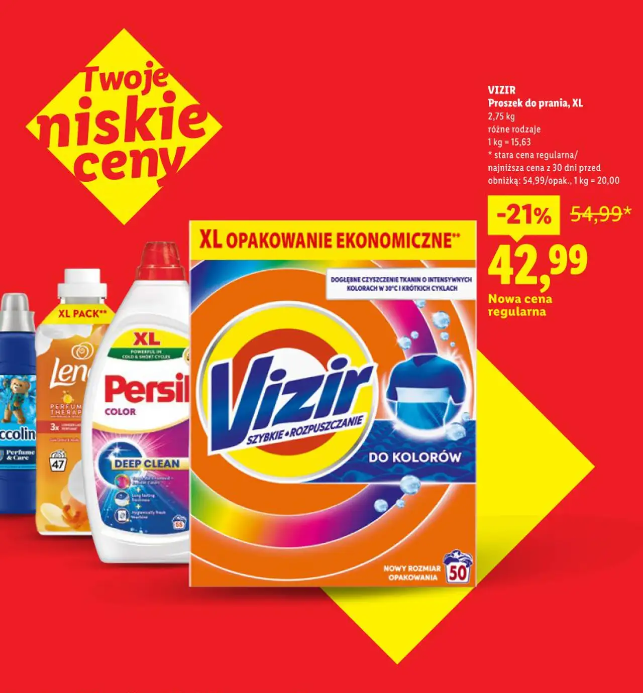 Vizir Proszek do prania, XL