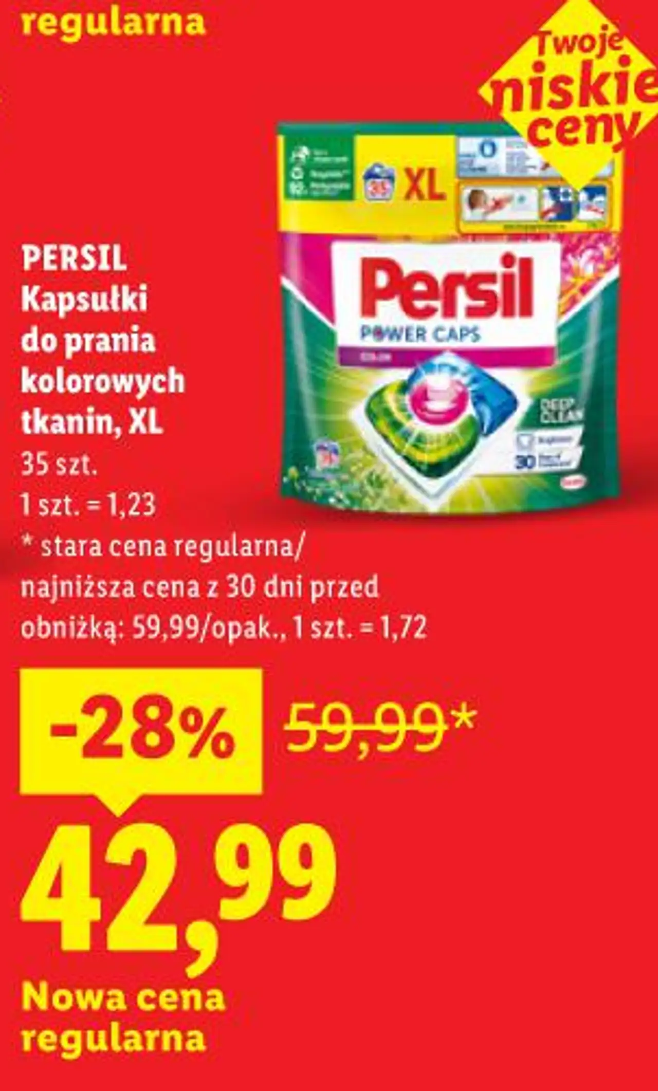 PERSIL Kapsułki do prania kolorowych tkanin, XL