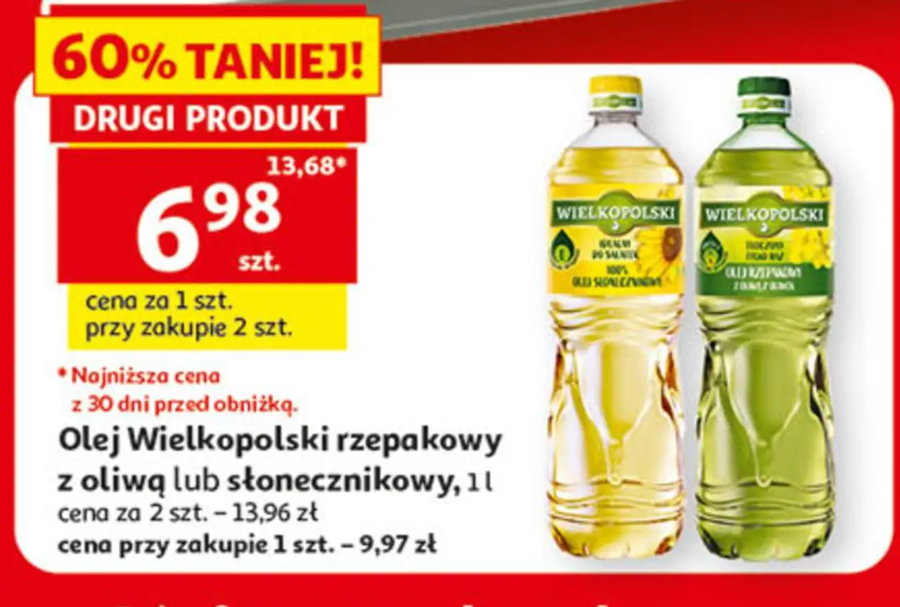 Olej Wielkopolski rzepakowy z oliwą lub słonecznikowy
