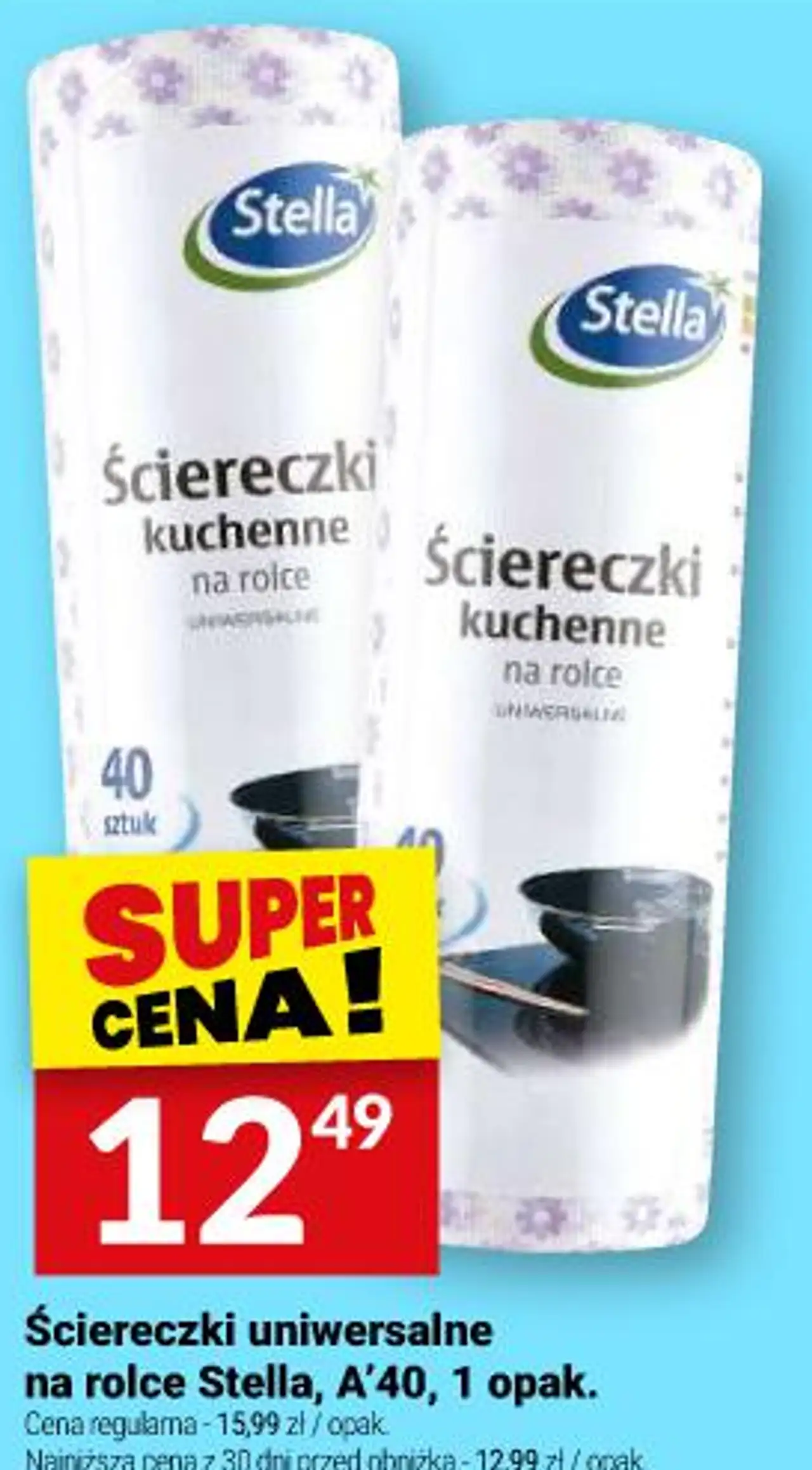 Ściereczki uniwersalne na rolce Stella