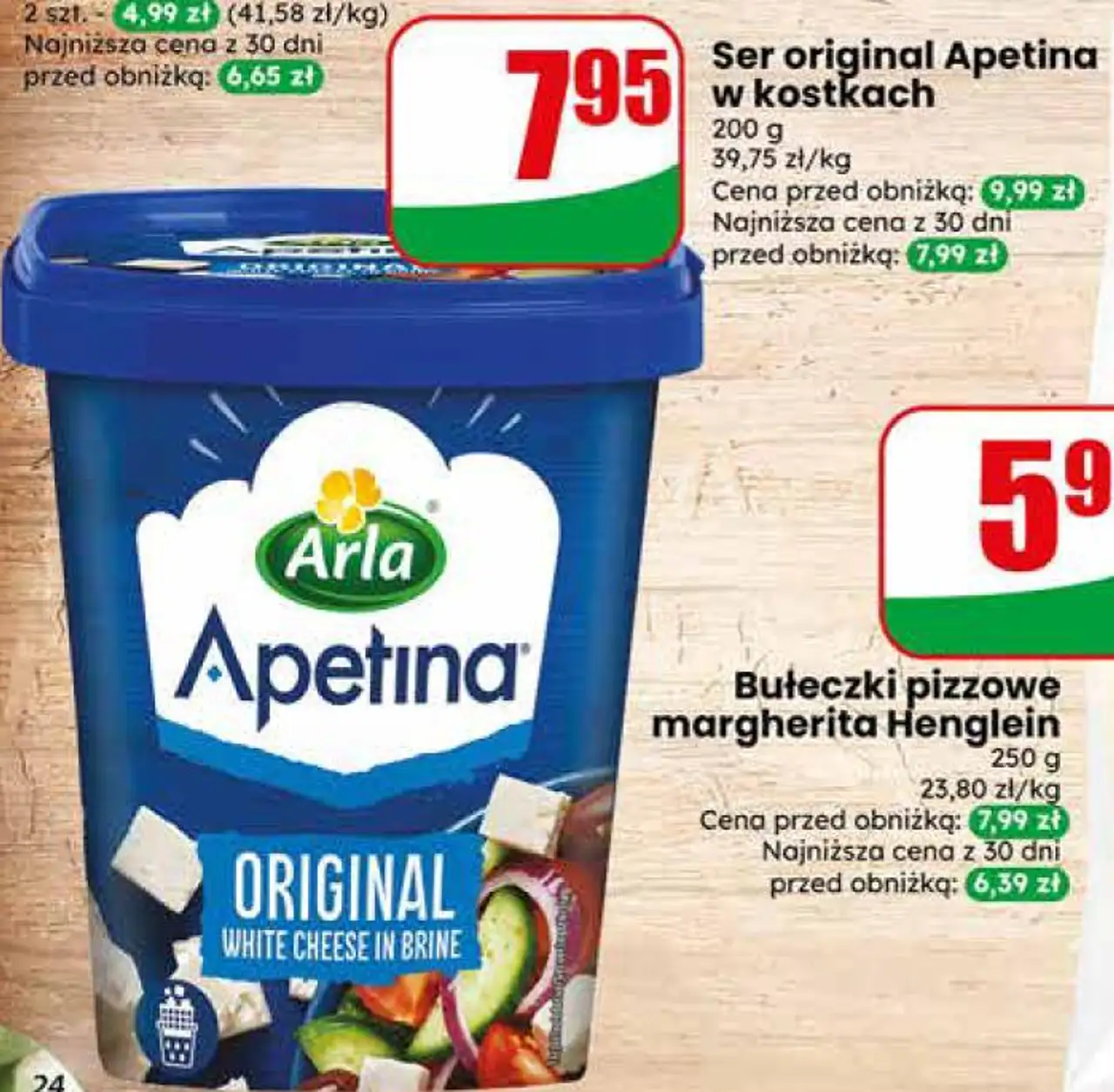 Arla Apetina Ser original w kostkach
