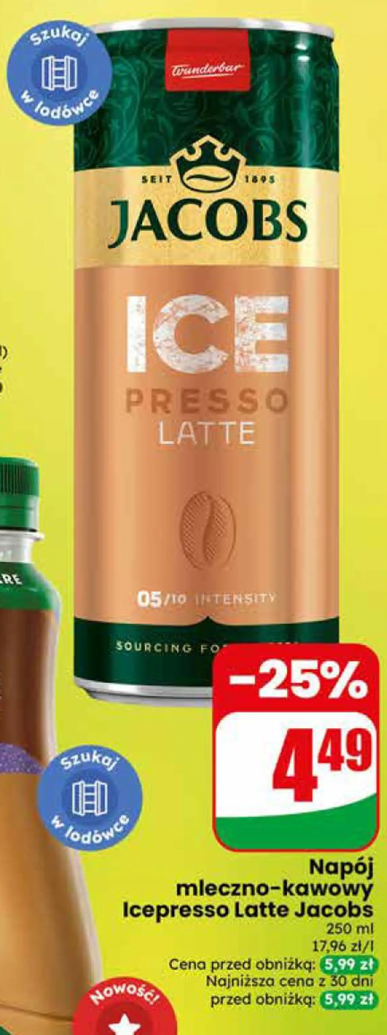Napój mleczno-kawowy Icepresso Latte Jacobs