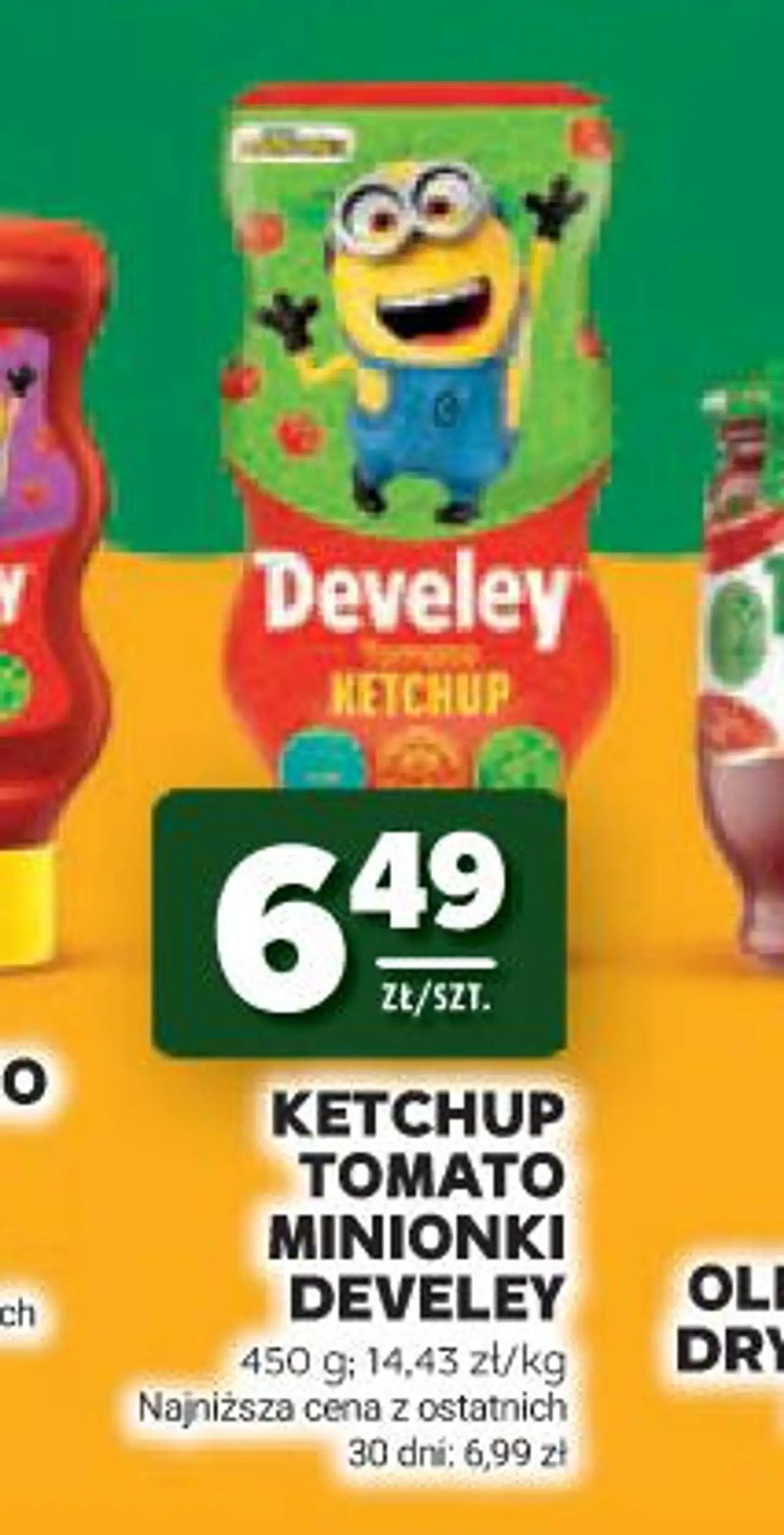 KETCHUP TOMATO MINIONKI DEVELEY
