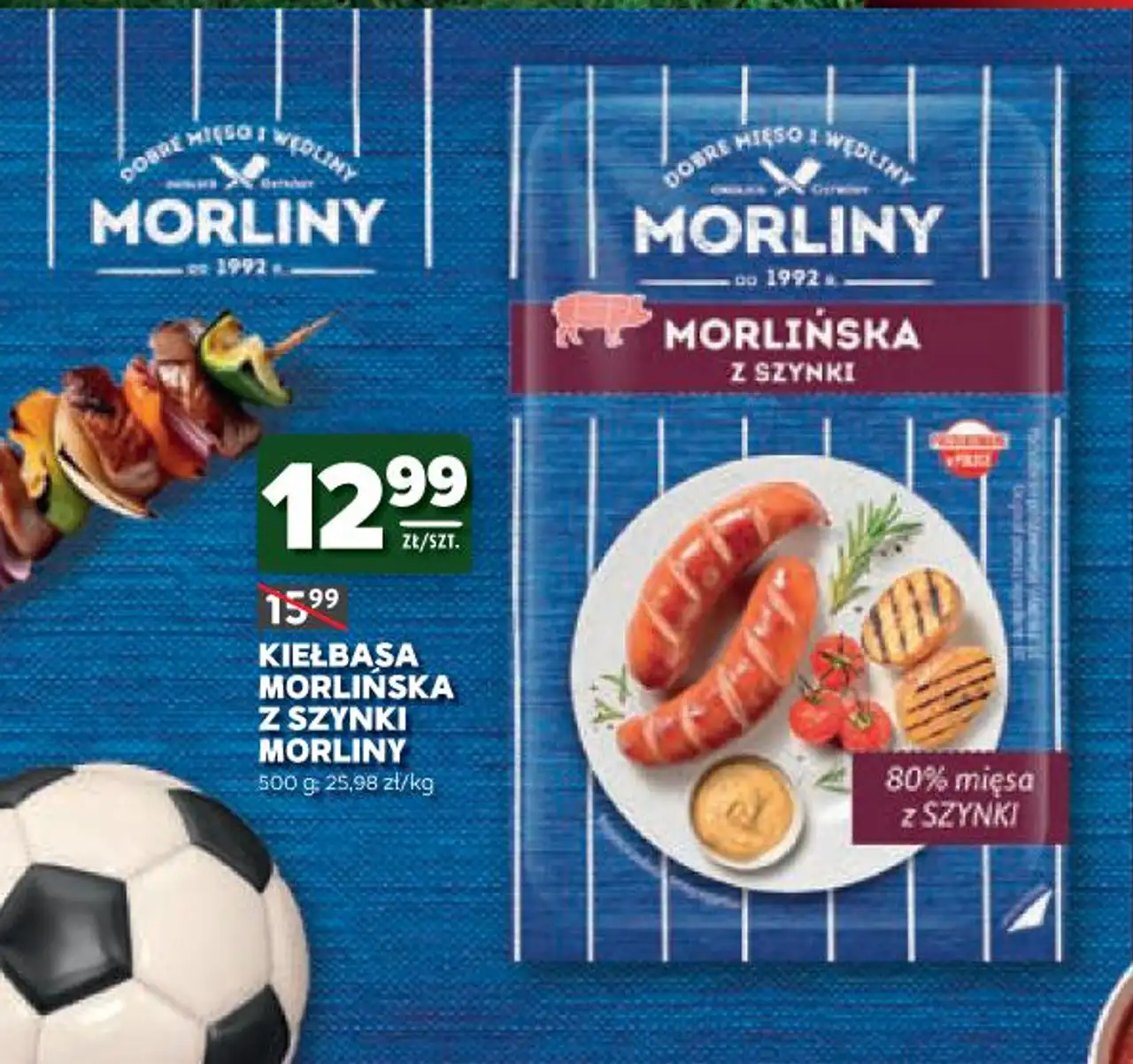 KIEŁBASA MORLIŃSKA Z SZYNKI MORLINY