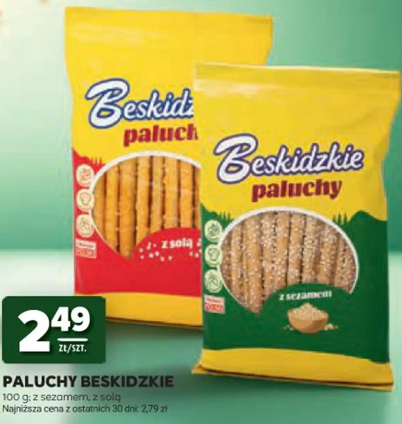 Paluchy Beskidzkie z sezamem, z solą