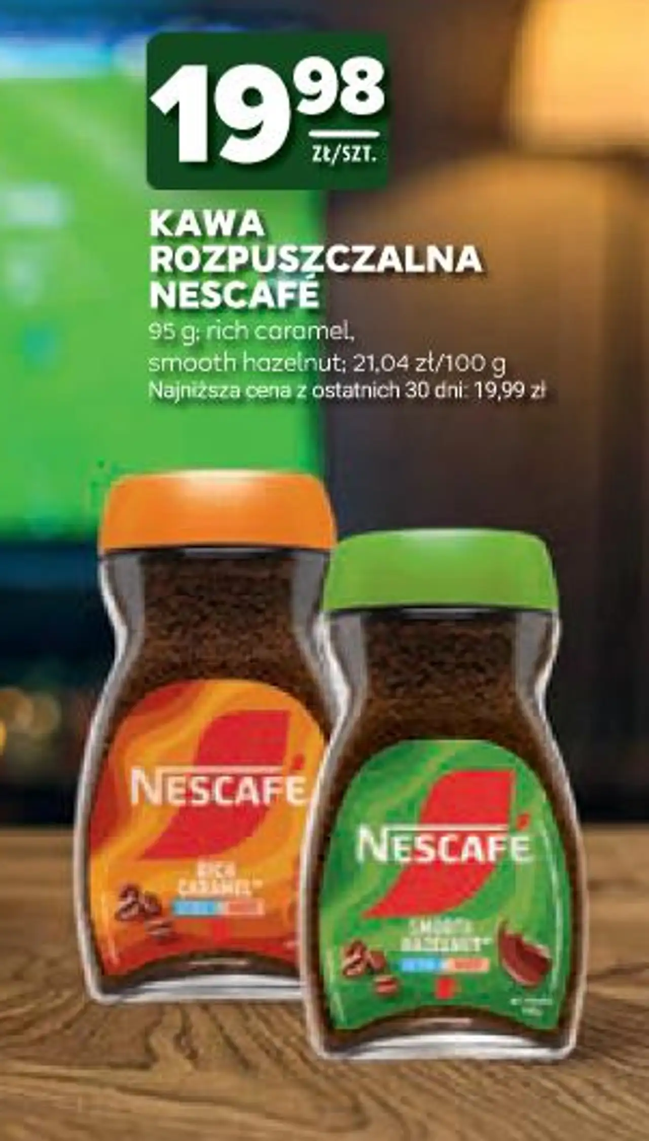 Kawa rozpuszczalna Nescafé Rich Caramel, Smooth Hazelnut
