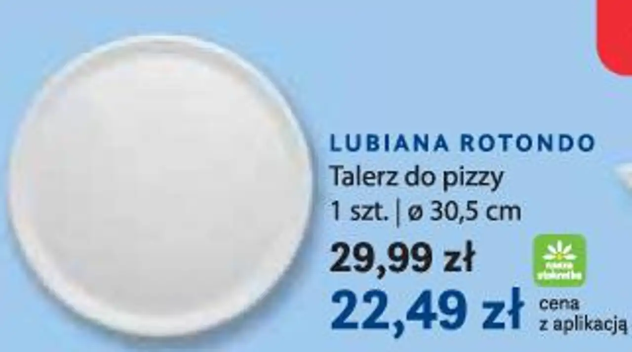 LUBIANA ROTONDO Talerz do pizzy 1 szt. | ø 30,5 cm