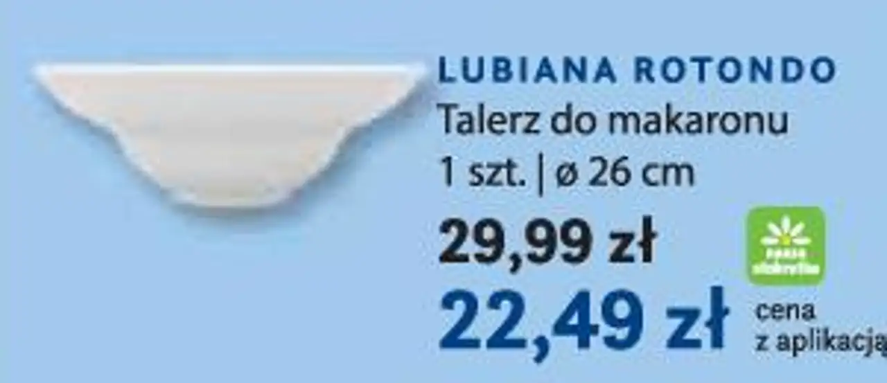 LUBIANA ROTONDO Talerz do makaronu 1 szt. | ø 26 cm