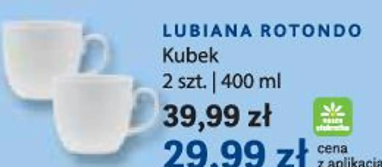 LUBIANA ROTONDO Kubek 2 szt. | 400 ml