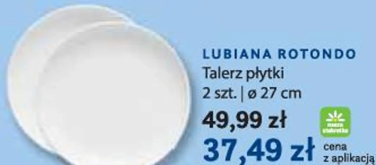 LUBIANA ROTONDO Talerz płytki 2 szt. | ø 27 cm