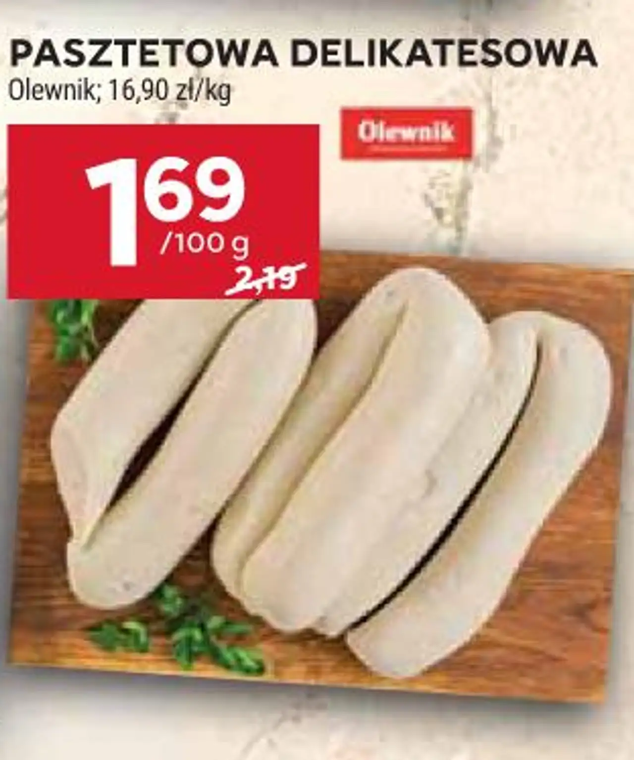 PASZTETOWA DELIKATESOWA Olewnik