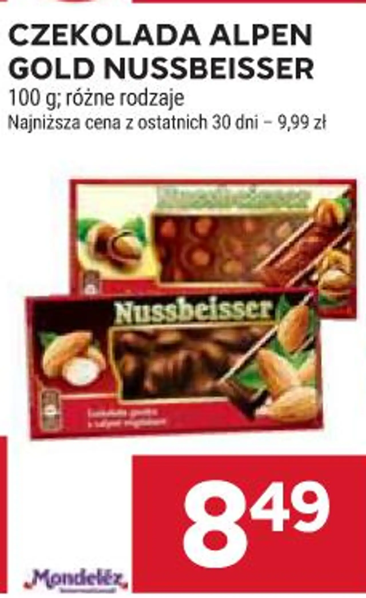 Czekolada Alpen Gold Nussbeisser