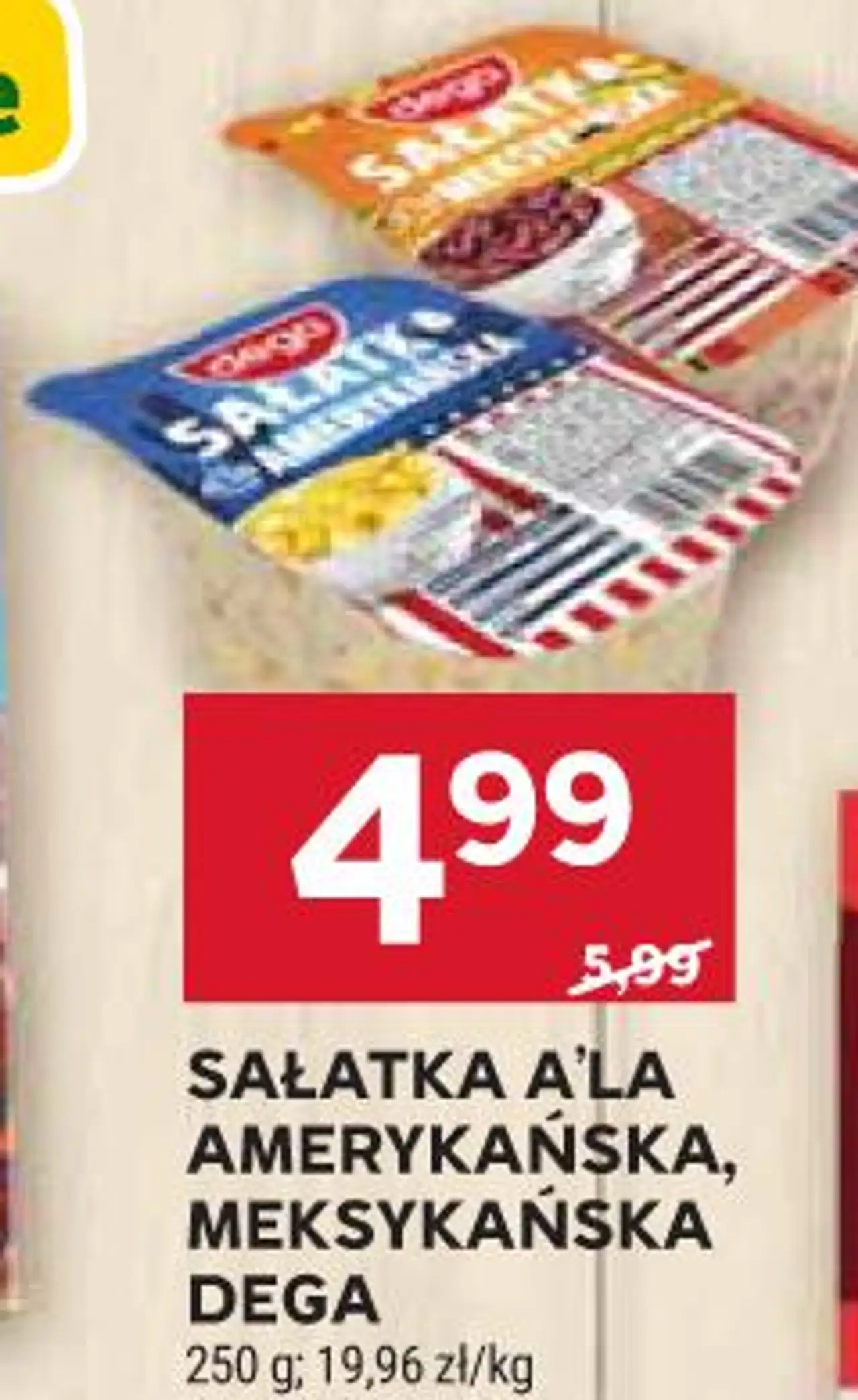 Sałatka a'la amerykańska, meksykańska Dega