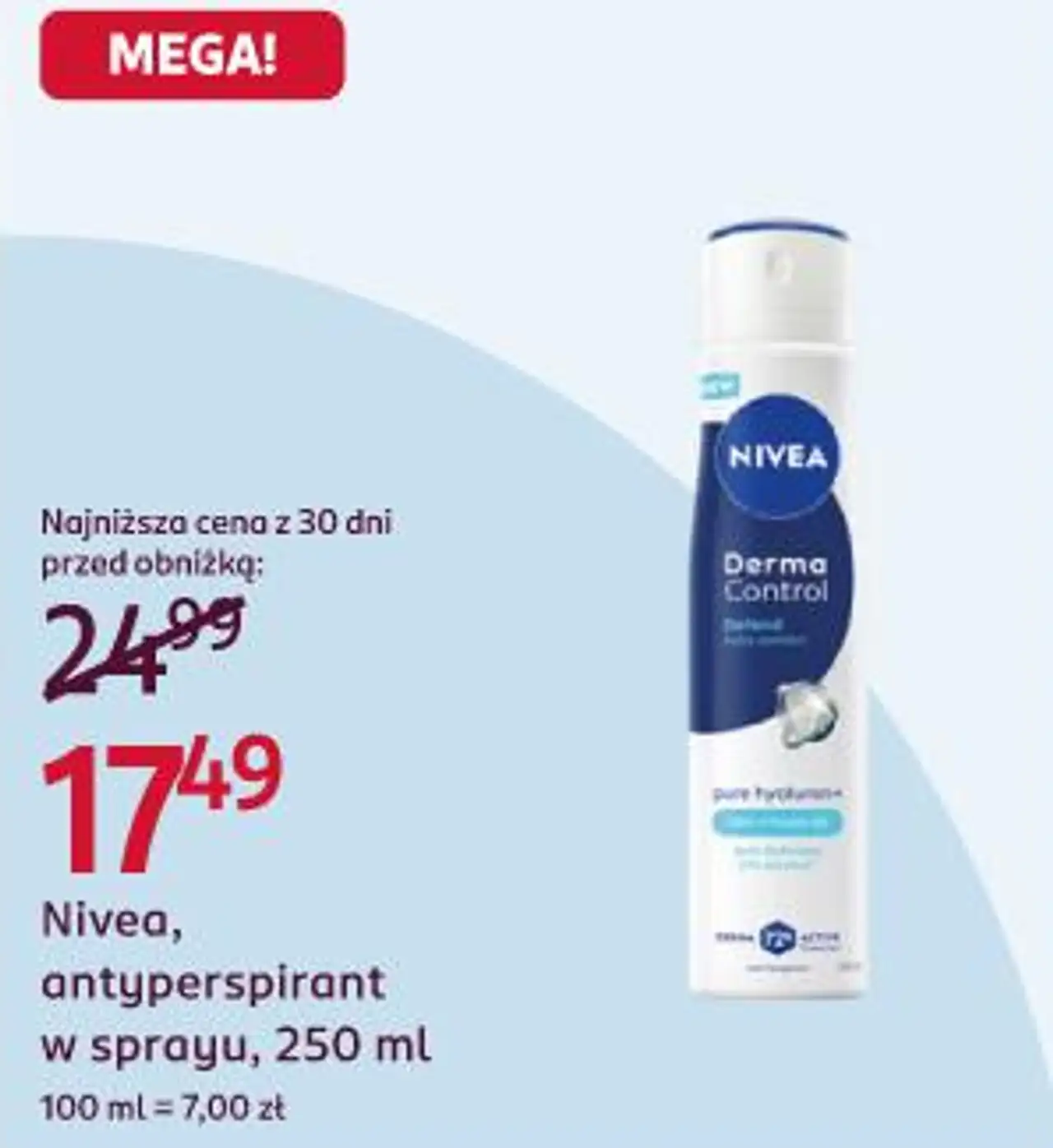 Nivea, antyperspirant w sprayu, 250 ml
