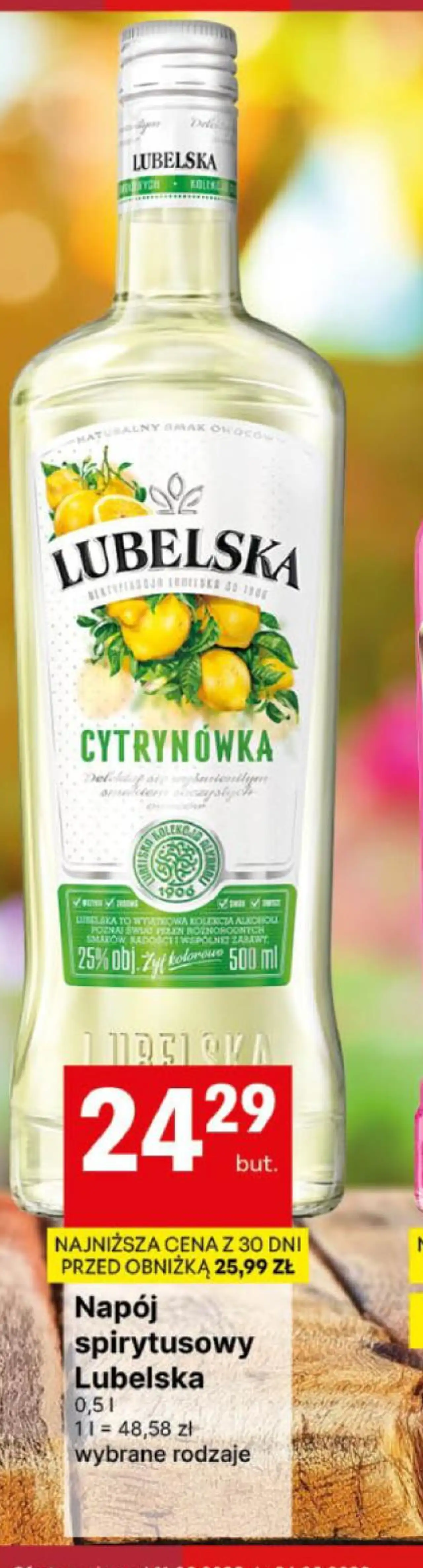 Napój spirytusowy Lubelska