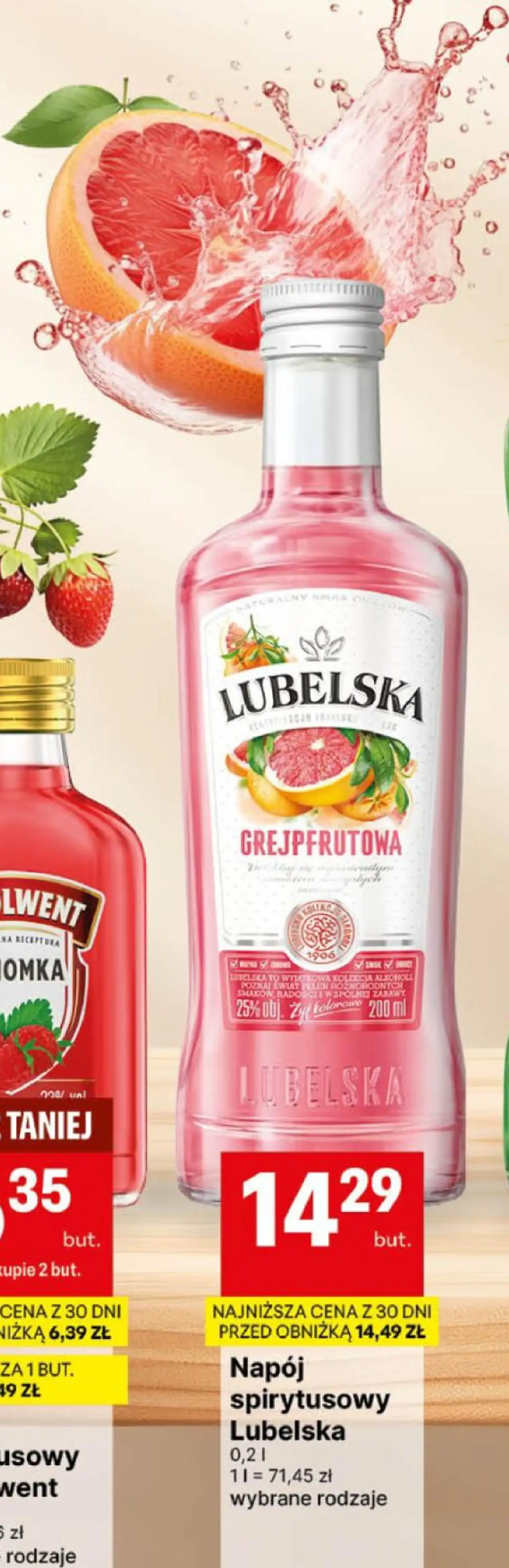 Napój spirytusowy Lubelska wybrane rodzaje